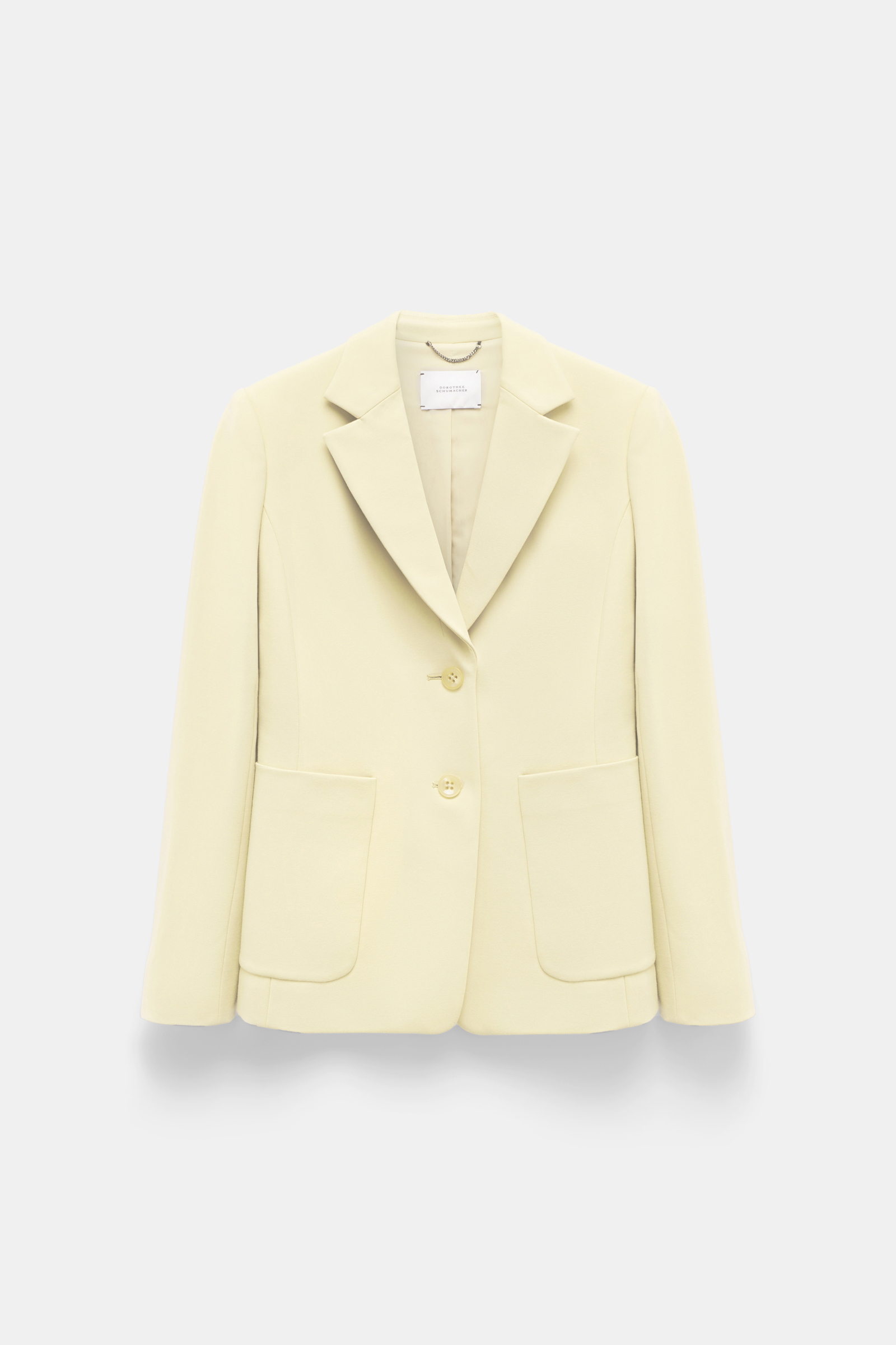 Dorothee Schumacher Blazer aus Punto Milano light lemon