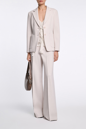 Dorothee Schumacher Blazer aus Punto Milano shadow white