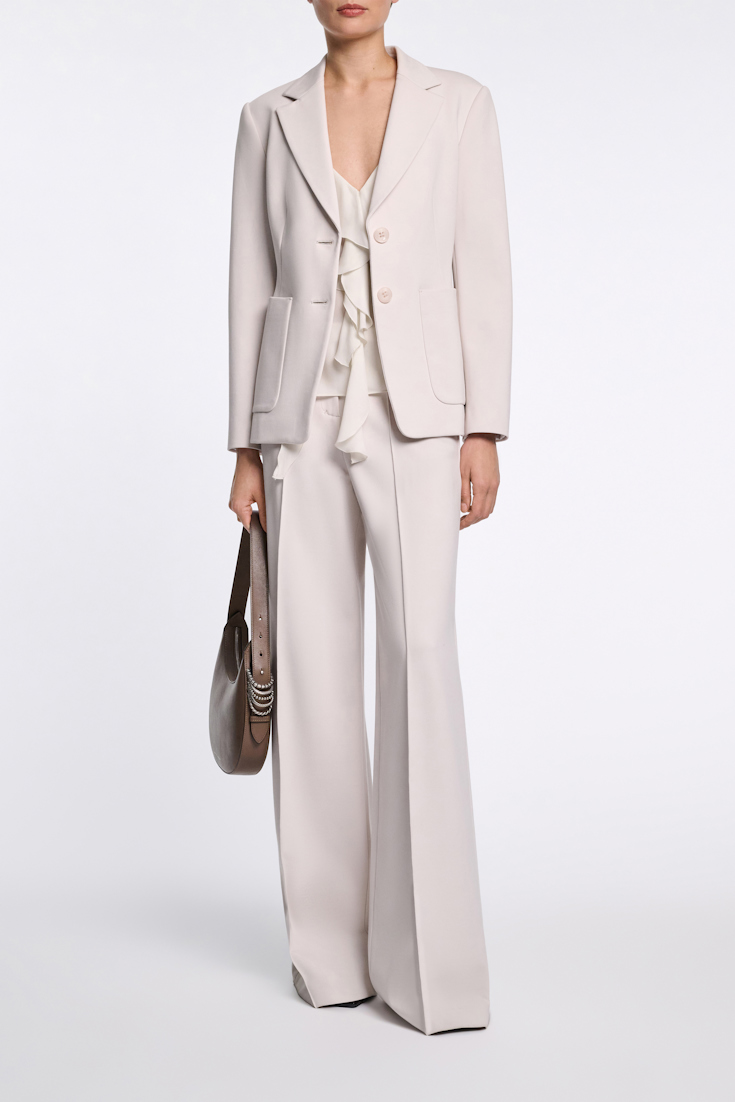 Dorothee Schumacher Blazer aus Punto Milano shadow white