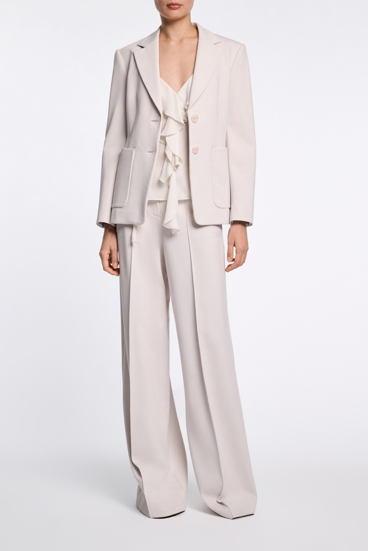 Dorothee Schumacher Blazer aus Punto Milano shadow white