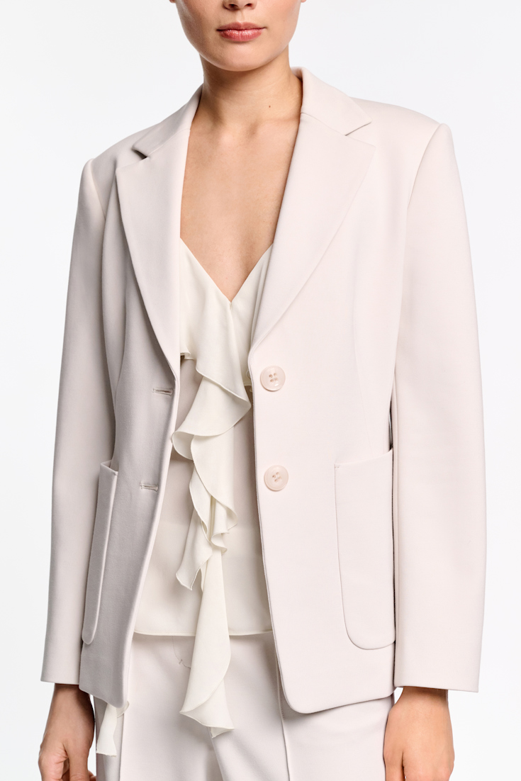 Dorothee Schumacher Blazer aus Punto Milano shadow white