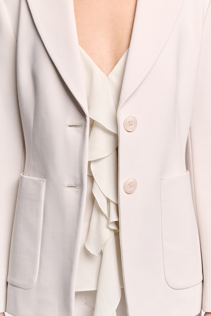 Dorothee Schumacher Blazer aus Punto Milano shadow white