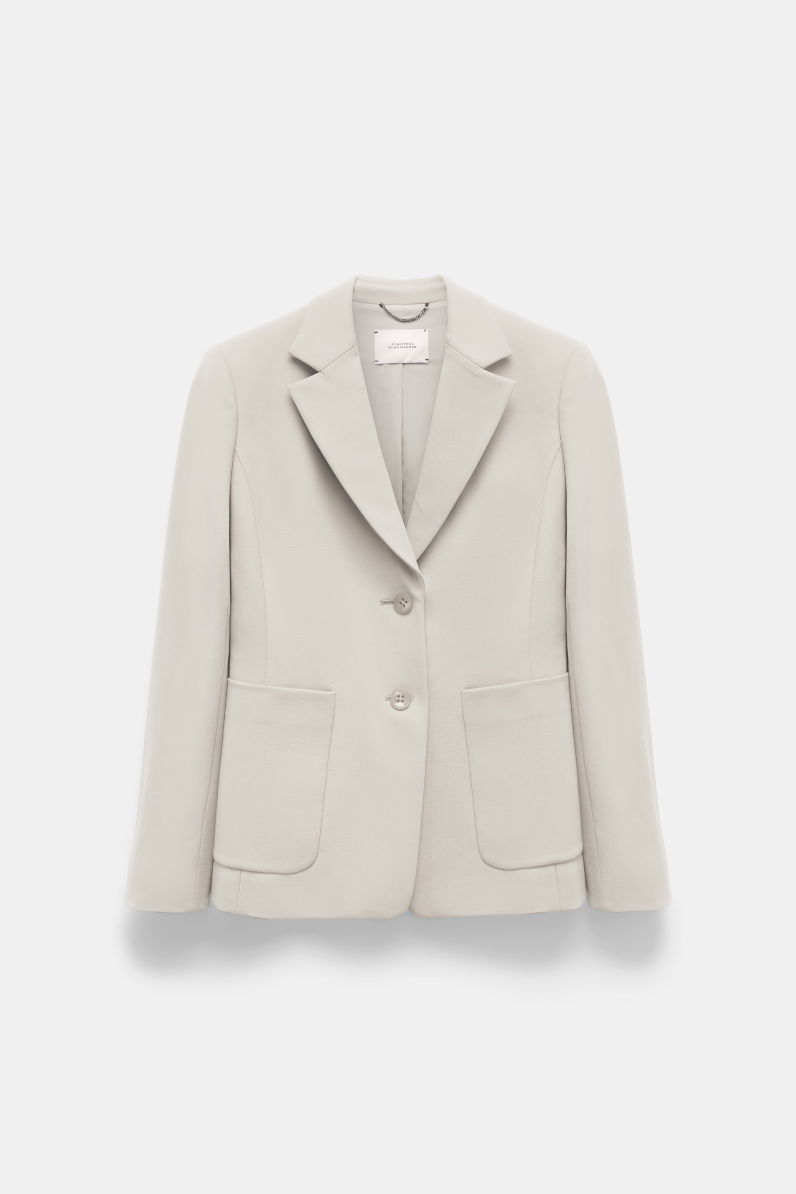 Dorothee Schumacher Blazer aus Punto Milano shadow white