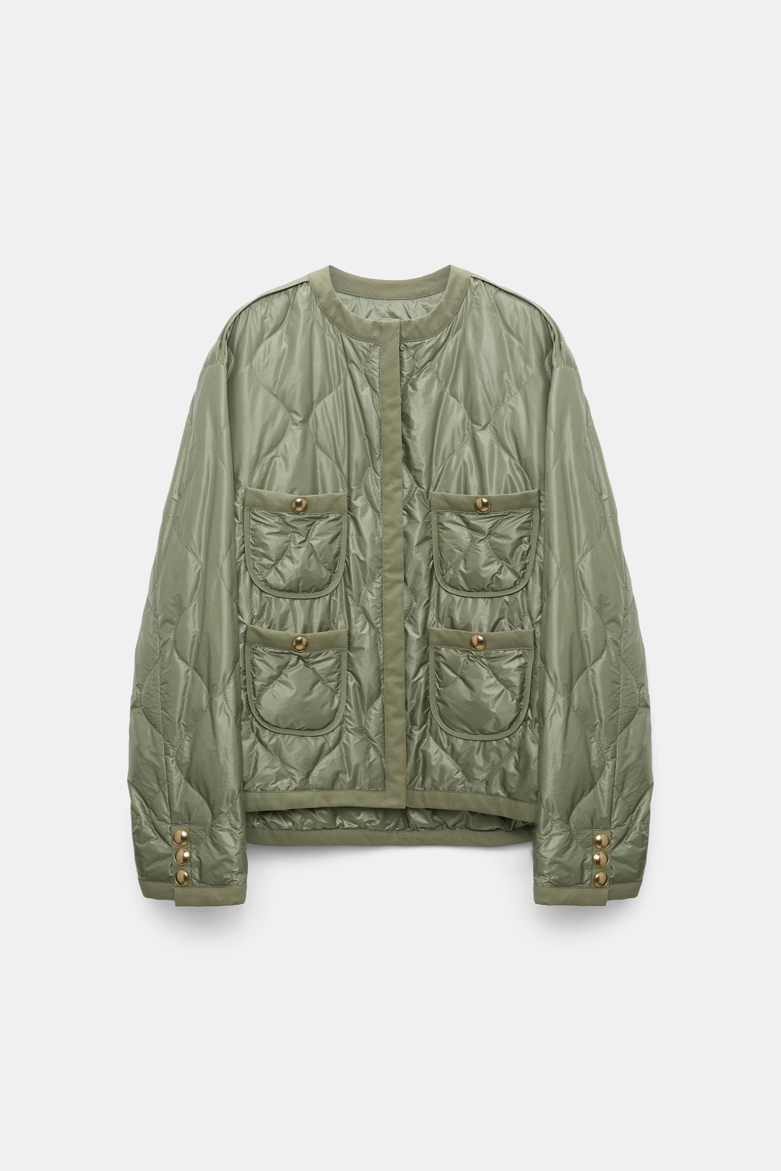 Dorothee Schumacher Nylon Jacke medium green