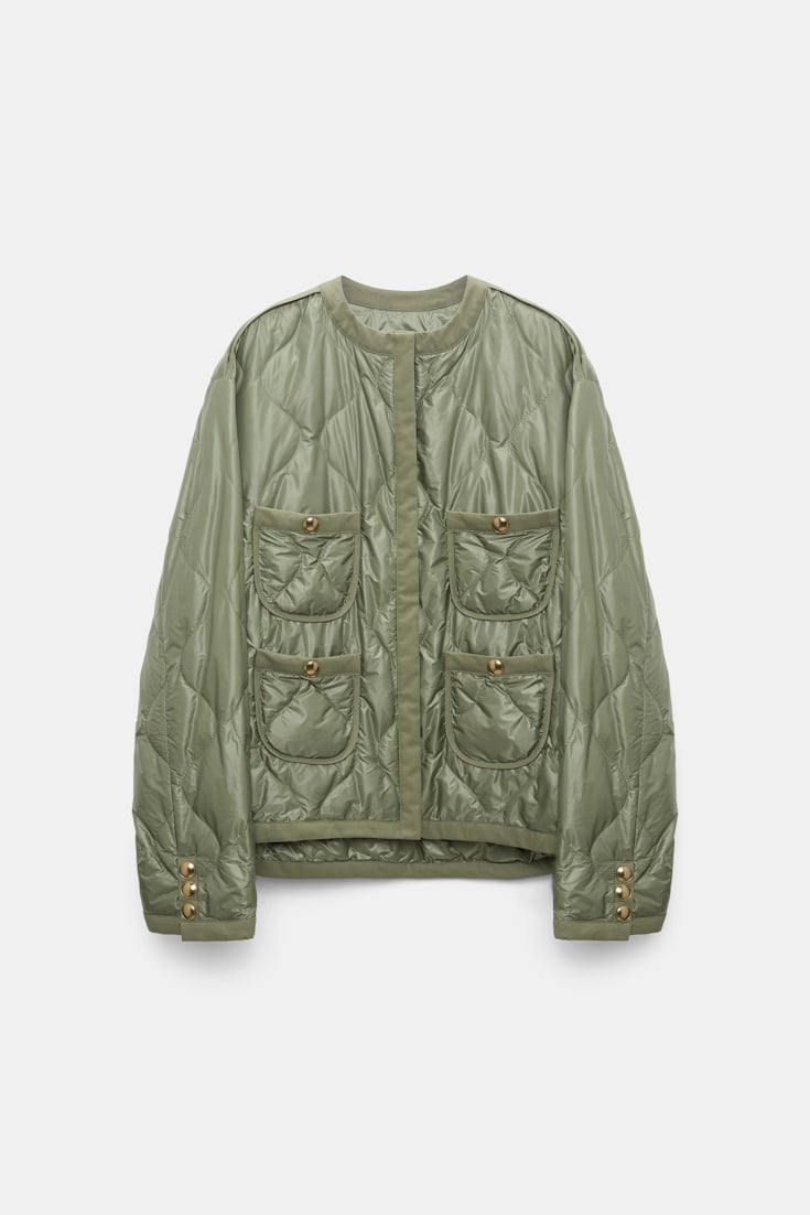 Dorothee Schumacher Nylon Jacke medium green