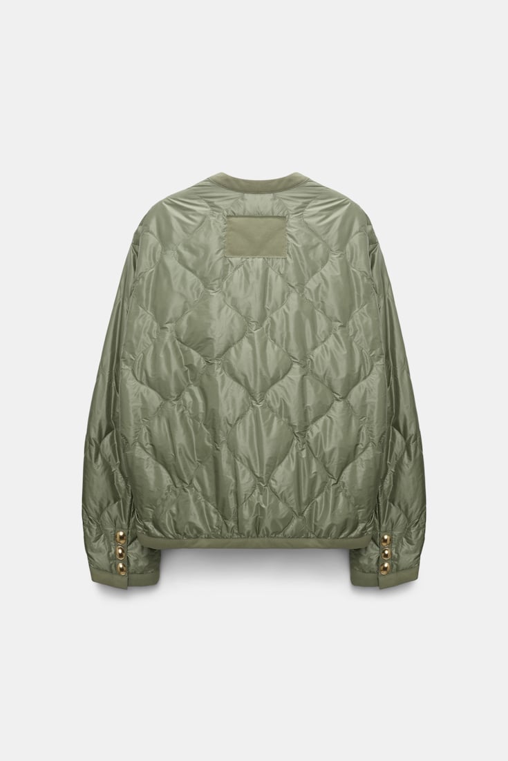 Dorothee Schumacher Nylon Jacke medium green