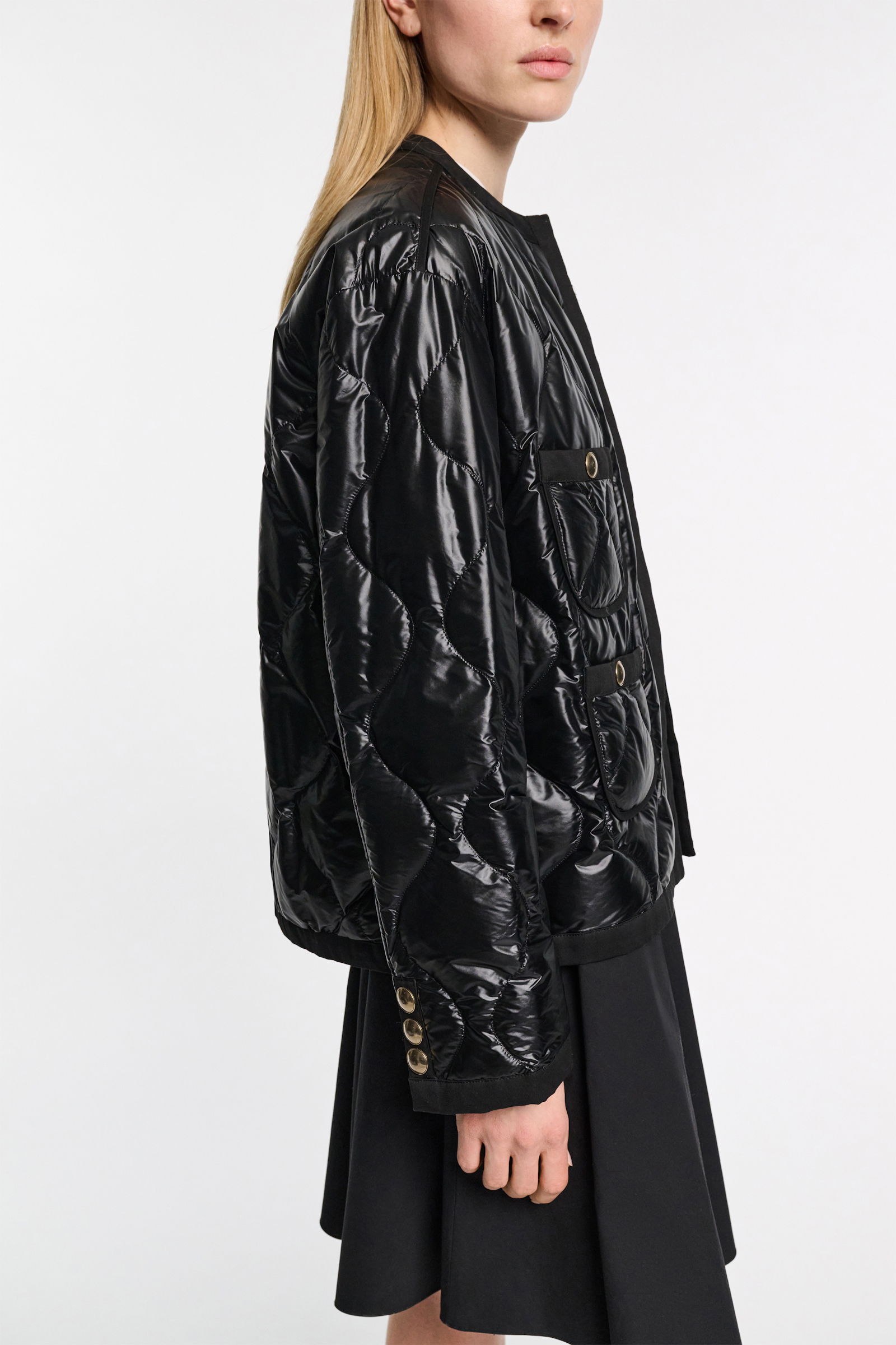 Dorothee Schumacher Nylon Jacke pure black