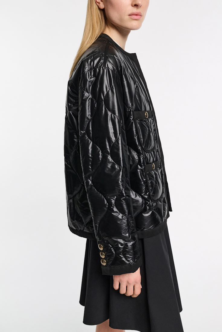 Dorothee Schumacher Nylon Jacke pure black