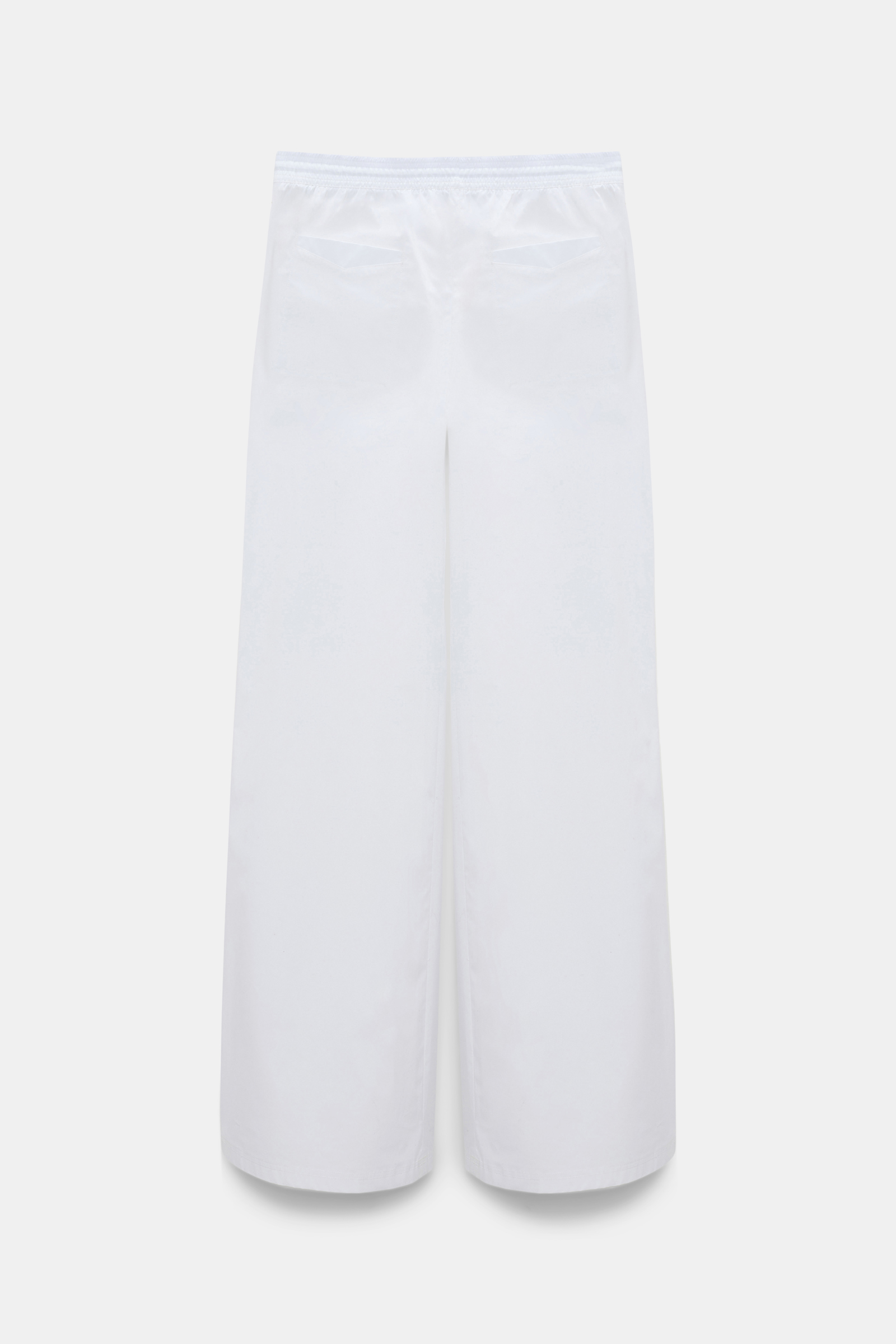 Dorothee Schumacher Hose aus Baumwoll-Popeline pure white