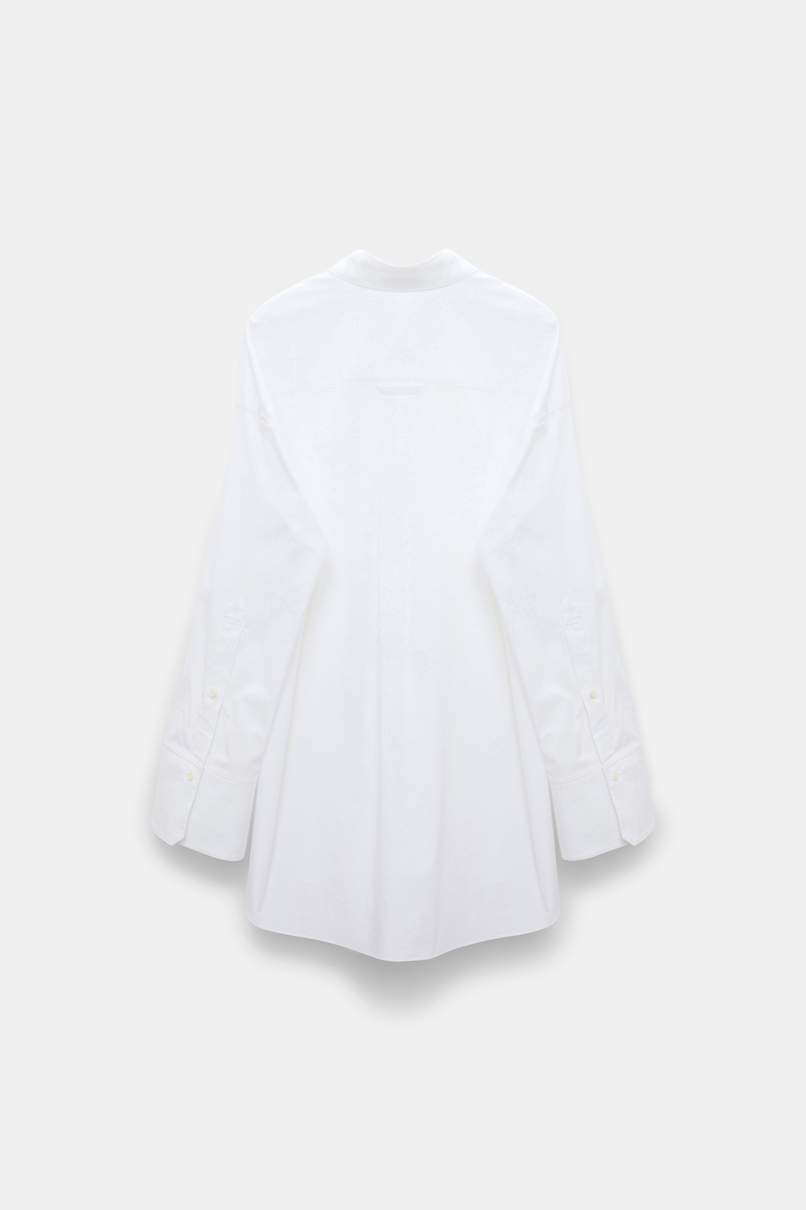 Dorothee Schumacher Bluse mit Maxi-Blumenbrosche pure white