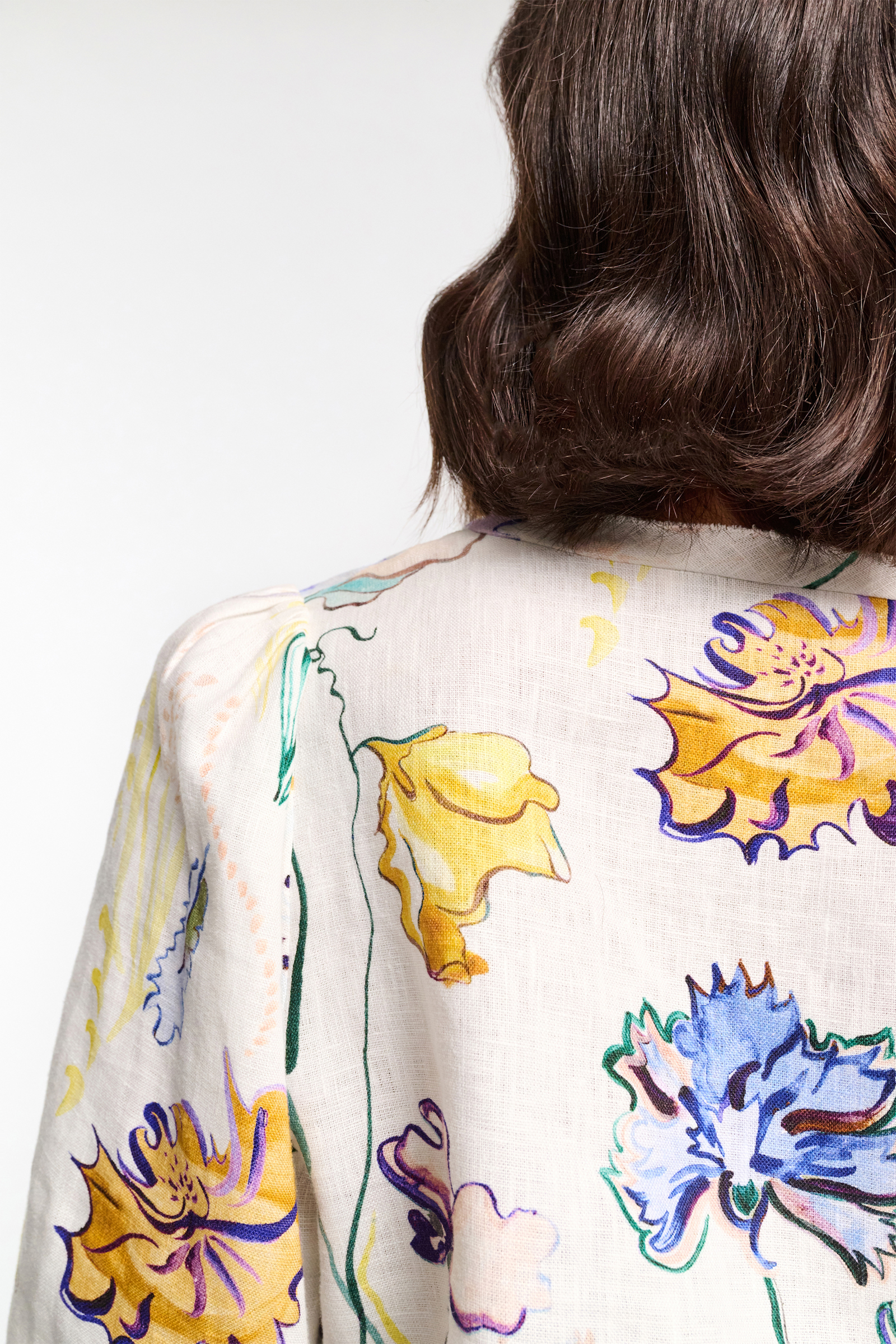 Dorothee Schumacher Bluse aus Leinen mit Signature-Print Fairy Flower Print