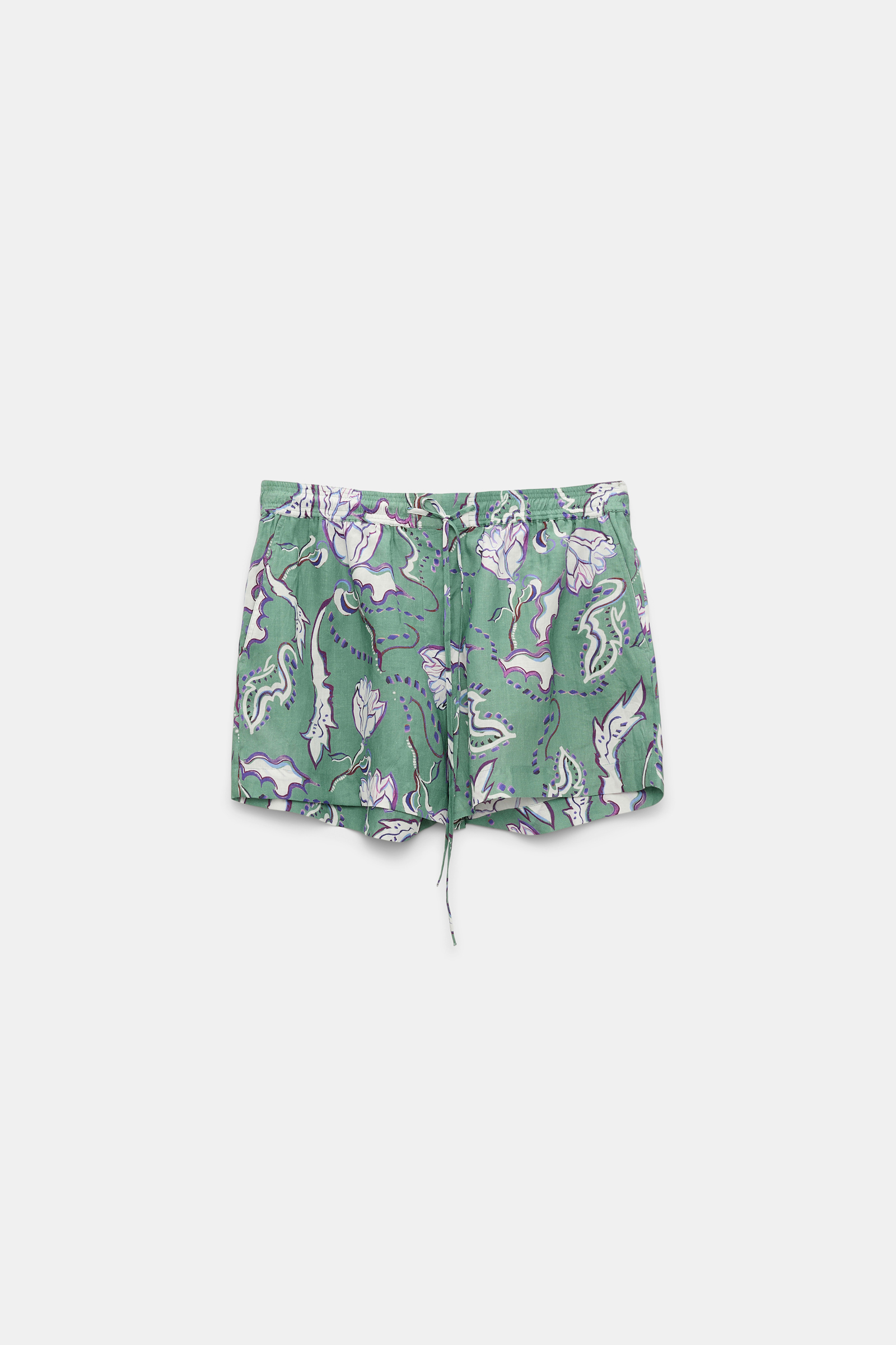 Dorothee Schumacher Shorts aus Ramie mit Signature Print wicked flower allover