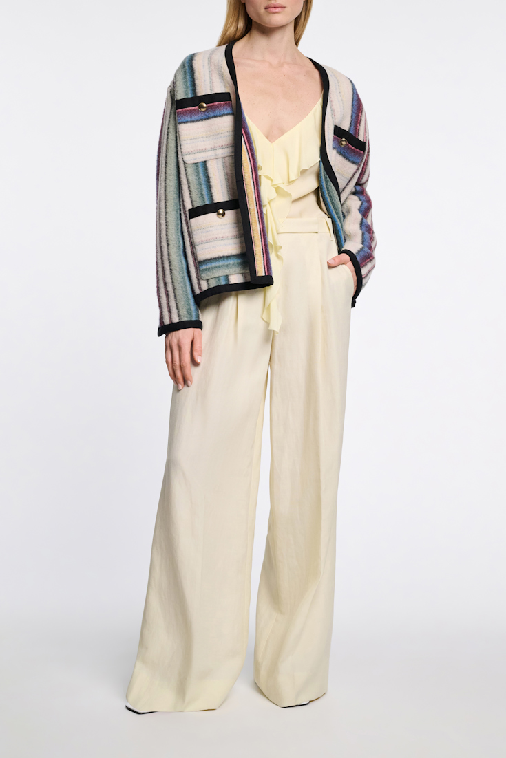 Dorothee Schumacher Top mit Volants light lemon