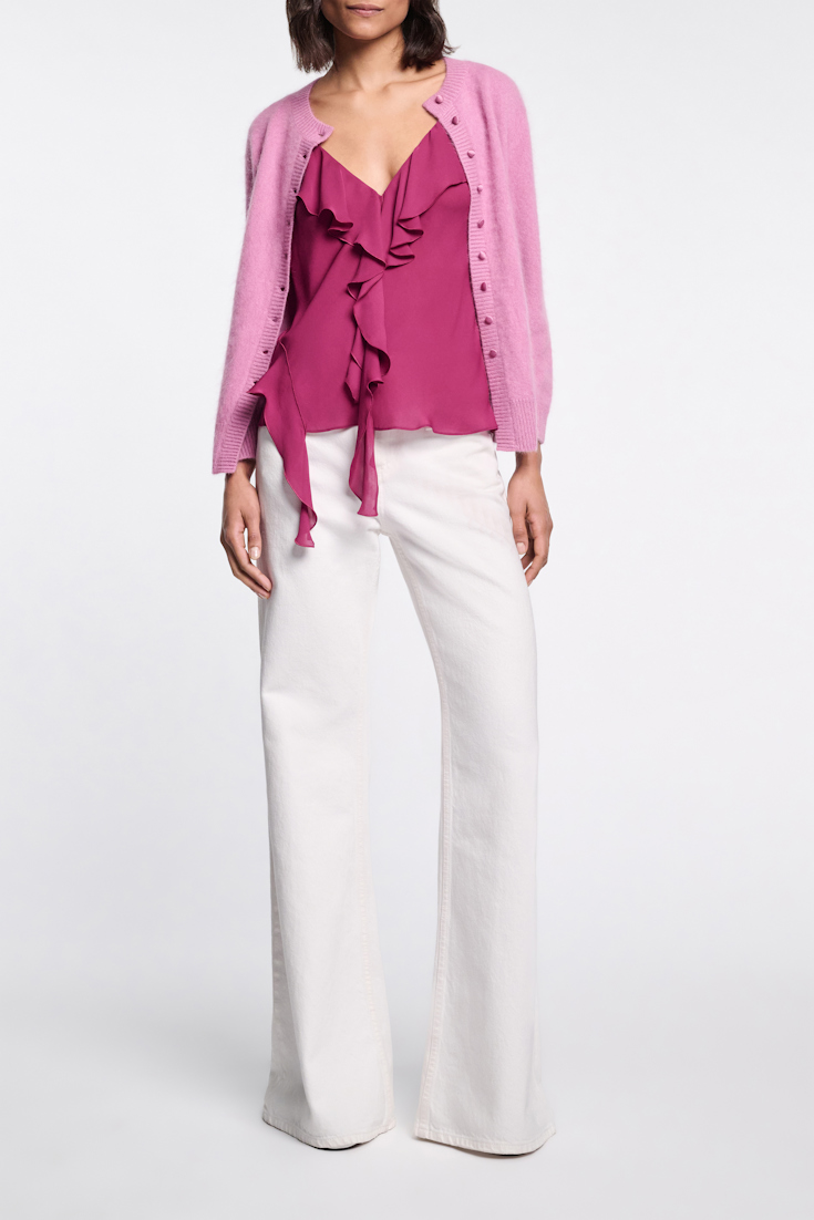 Dorothee Schumacher Top mit Volants berry