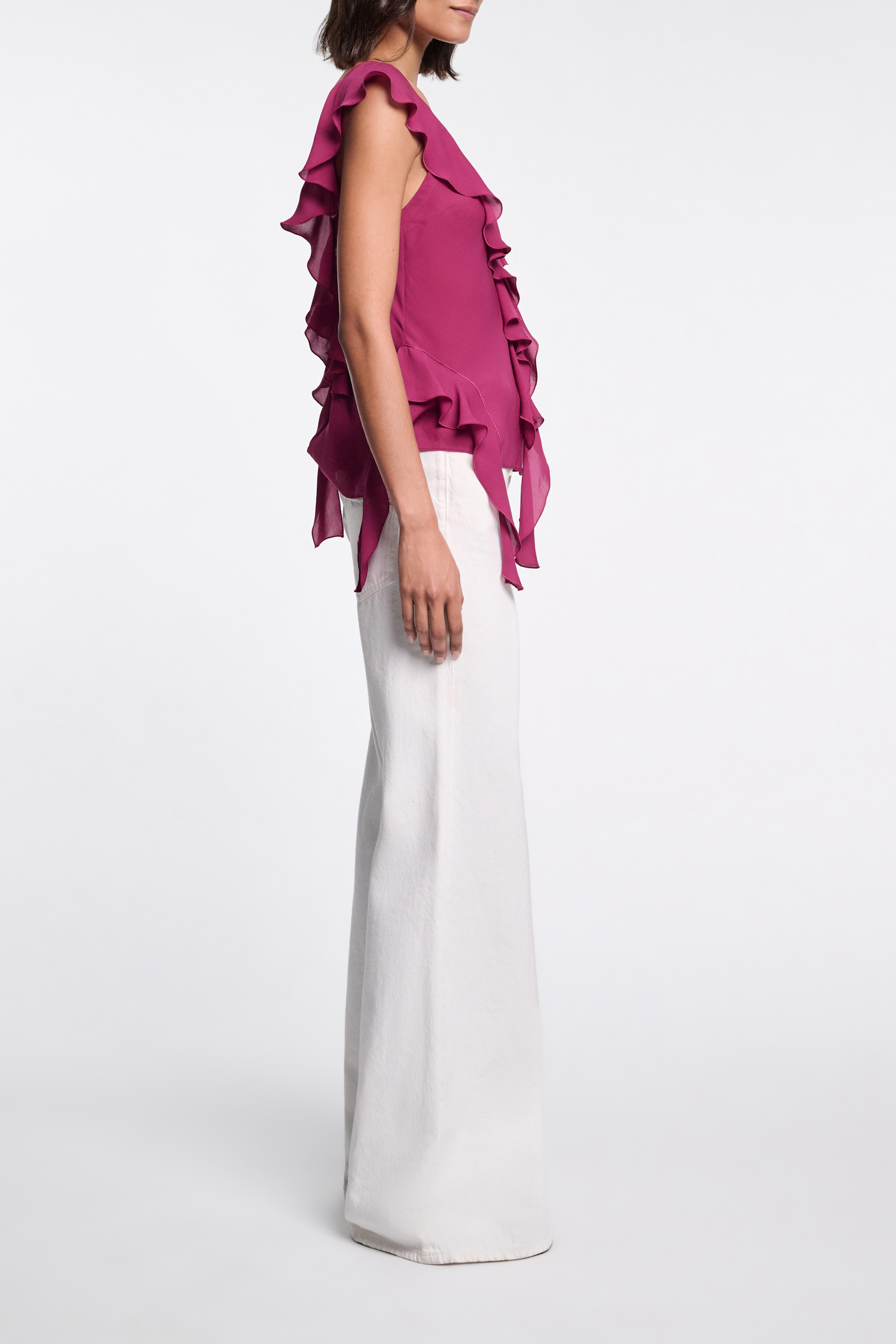 Dorothee Schumacher Top mit Volants berry