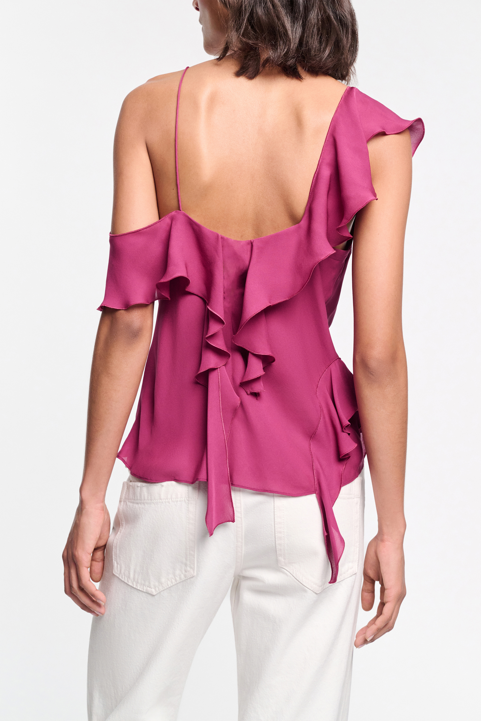 Dorothee Schumacher Top mit Volants berry