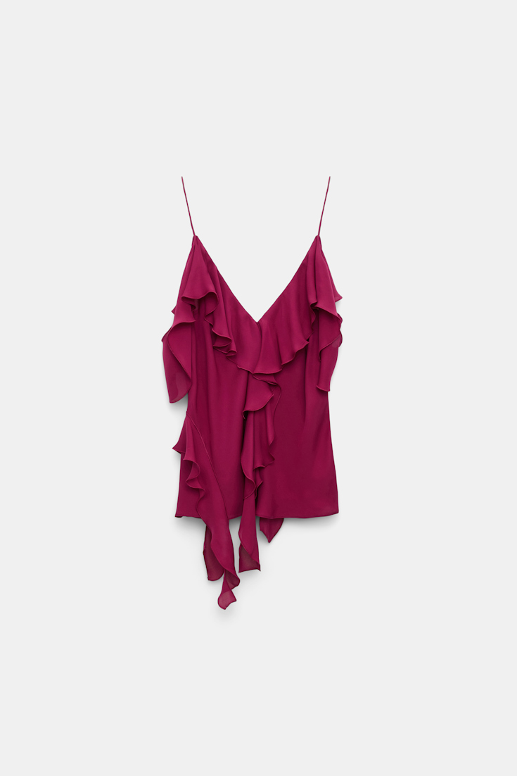 Dorothee Schumacher Top mit Volants berry