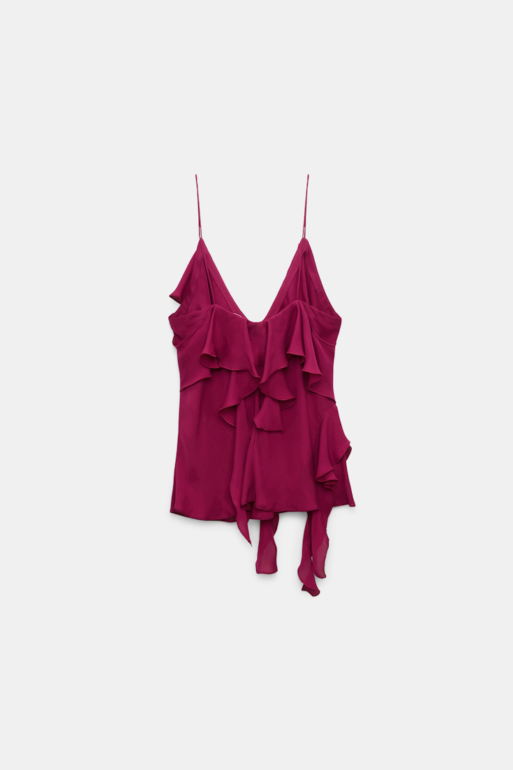 Dorothee Schumacher Top mit Volants berry