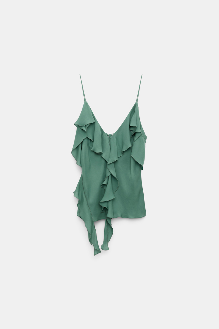 Dorothee Schumacher Top mit Volants jade