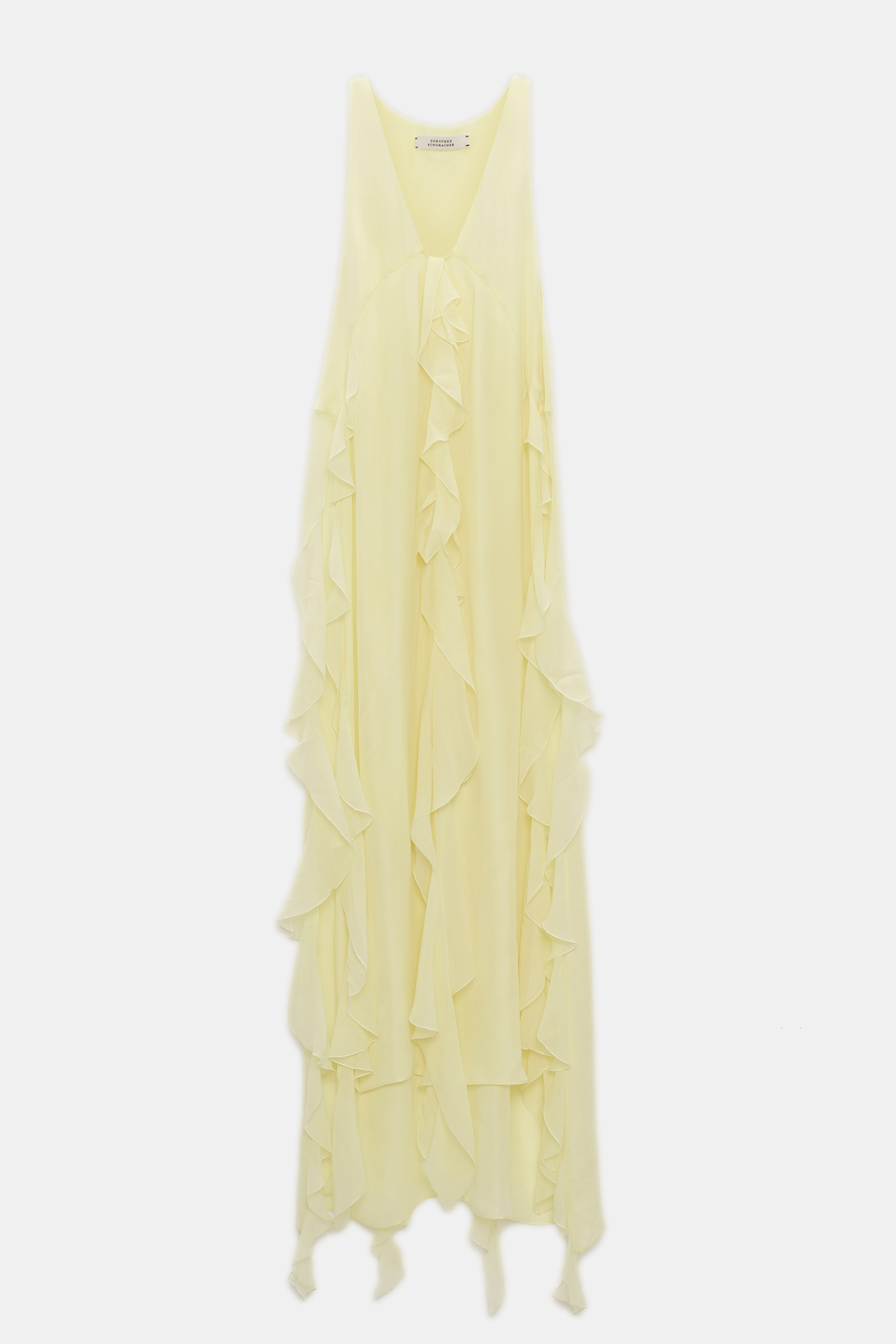 Dorothee Schumacher Top mit Volant-Details light lemon