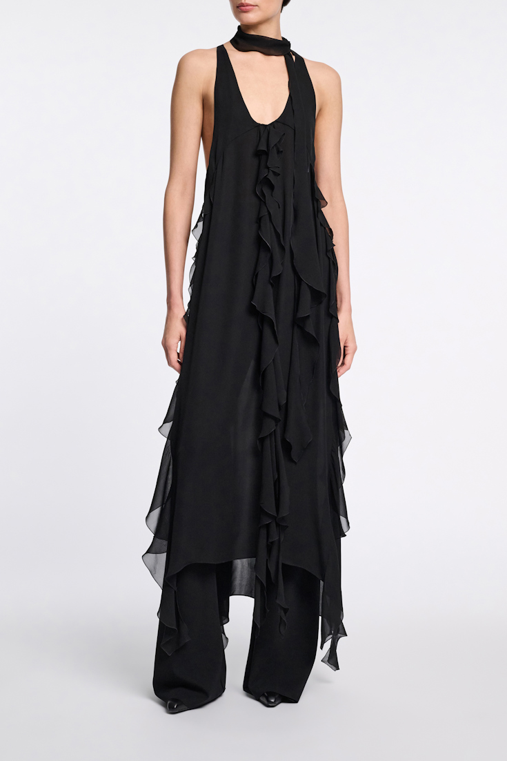 Dorothee Schumacher Top mit Volant-Details pure black