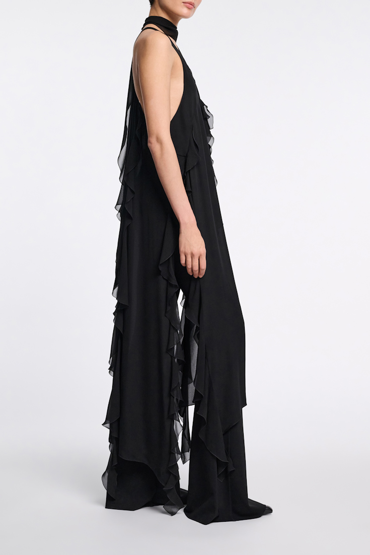 Dorothee Schumacher Top mit Volant-Details pure black