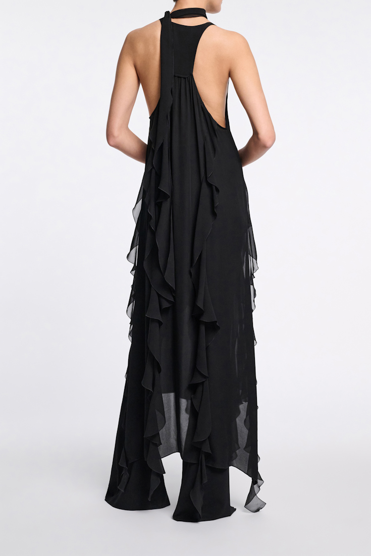 Dorothee Schumacher Top mit Volant-Details pure black
