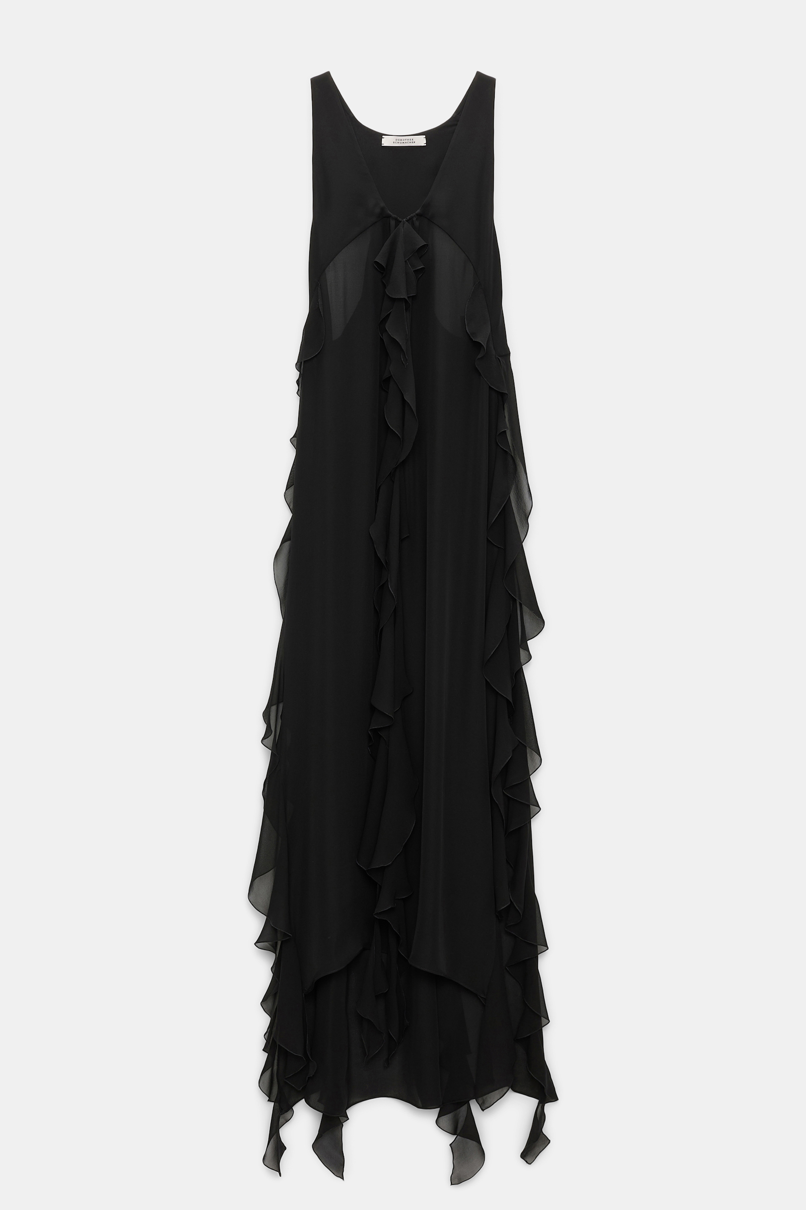 Dorothee Schumacher Top mit Volant-Details pure black