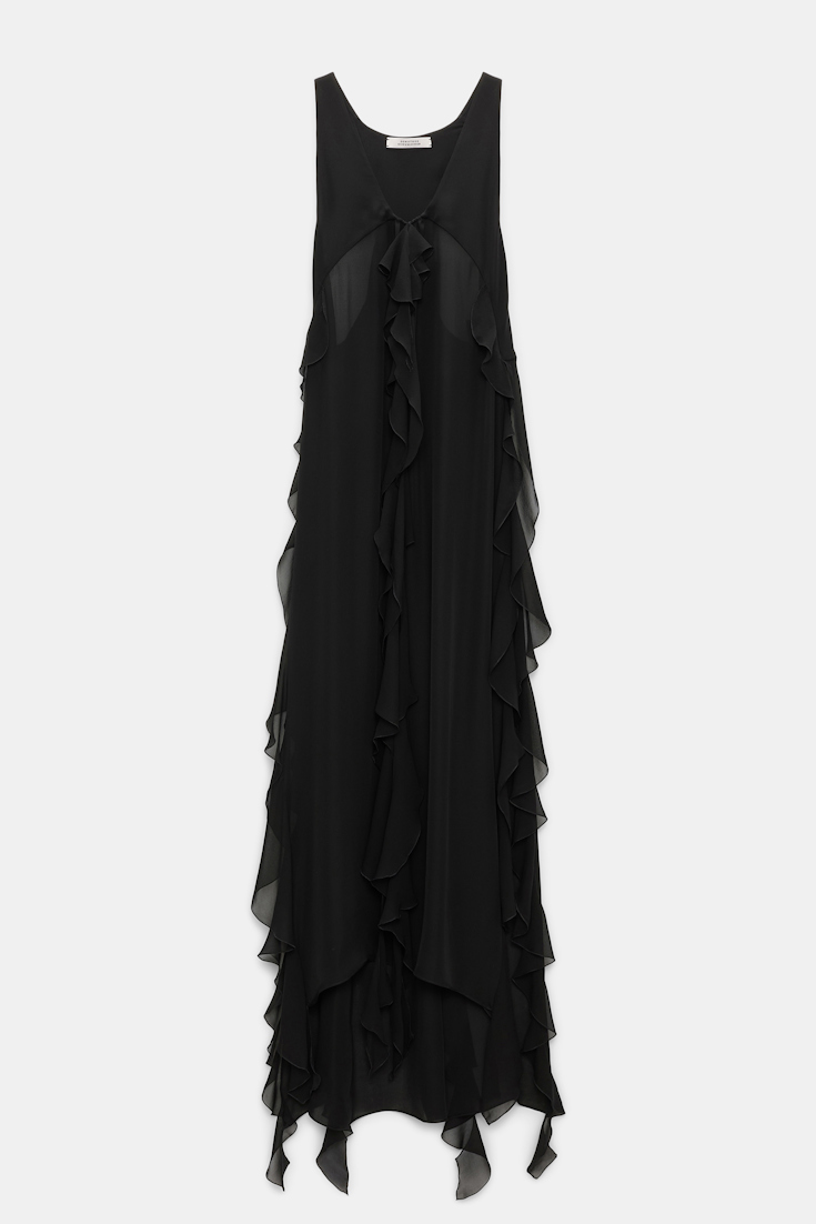 Dorothee Schumacher Top mit Volant-Details pure black