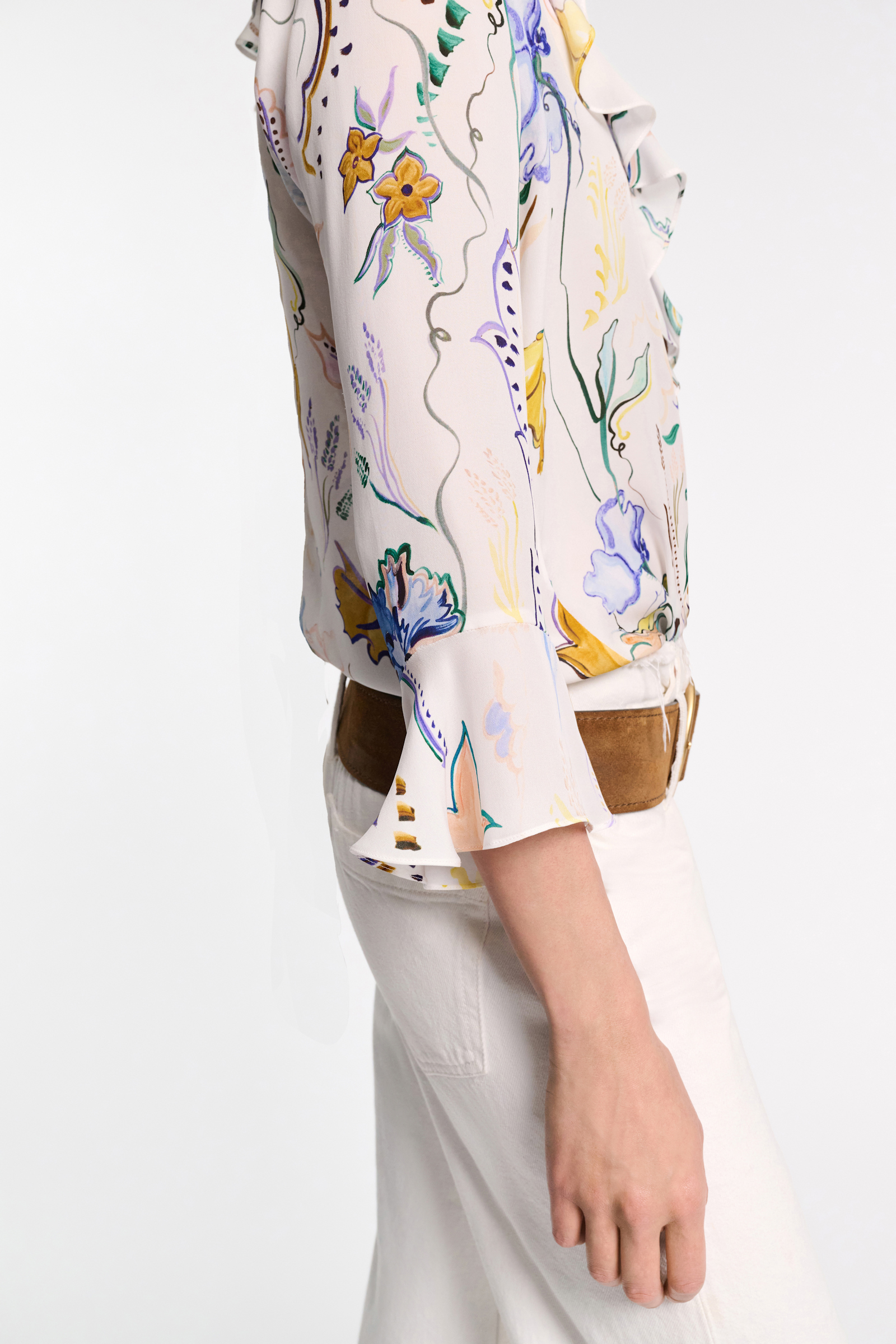 Dorothee Schumacher Printed silk georgette blouse Wicked Flower Print
