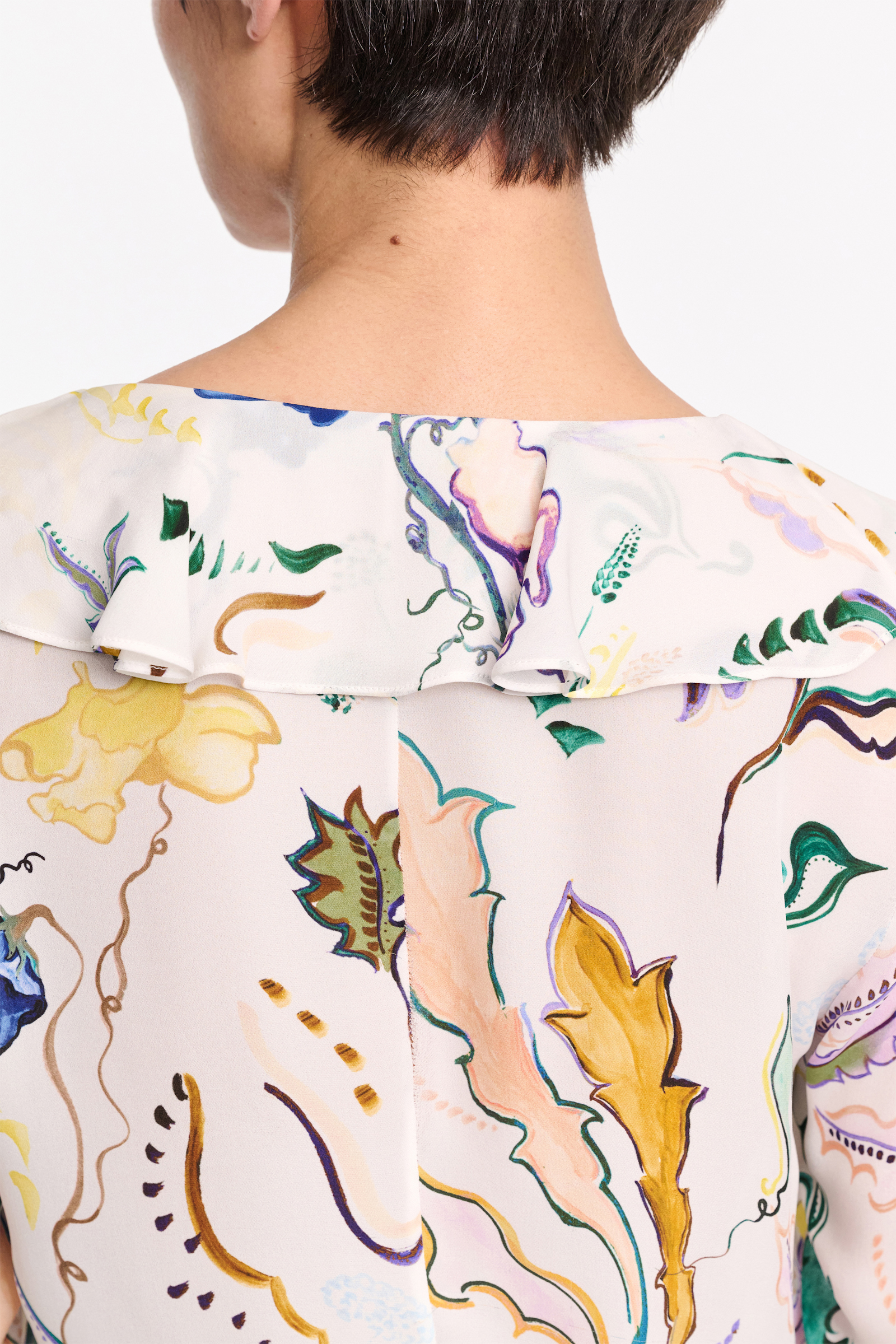 Dorothee Schumacher Printed silk georgette blouse Wicked Flower Print