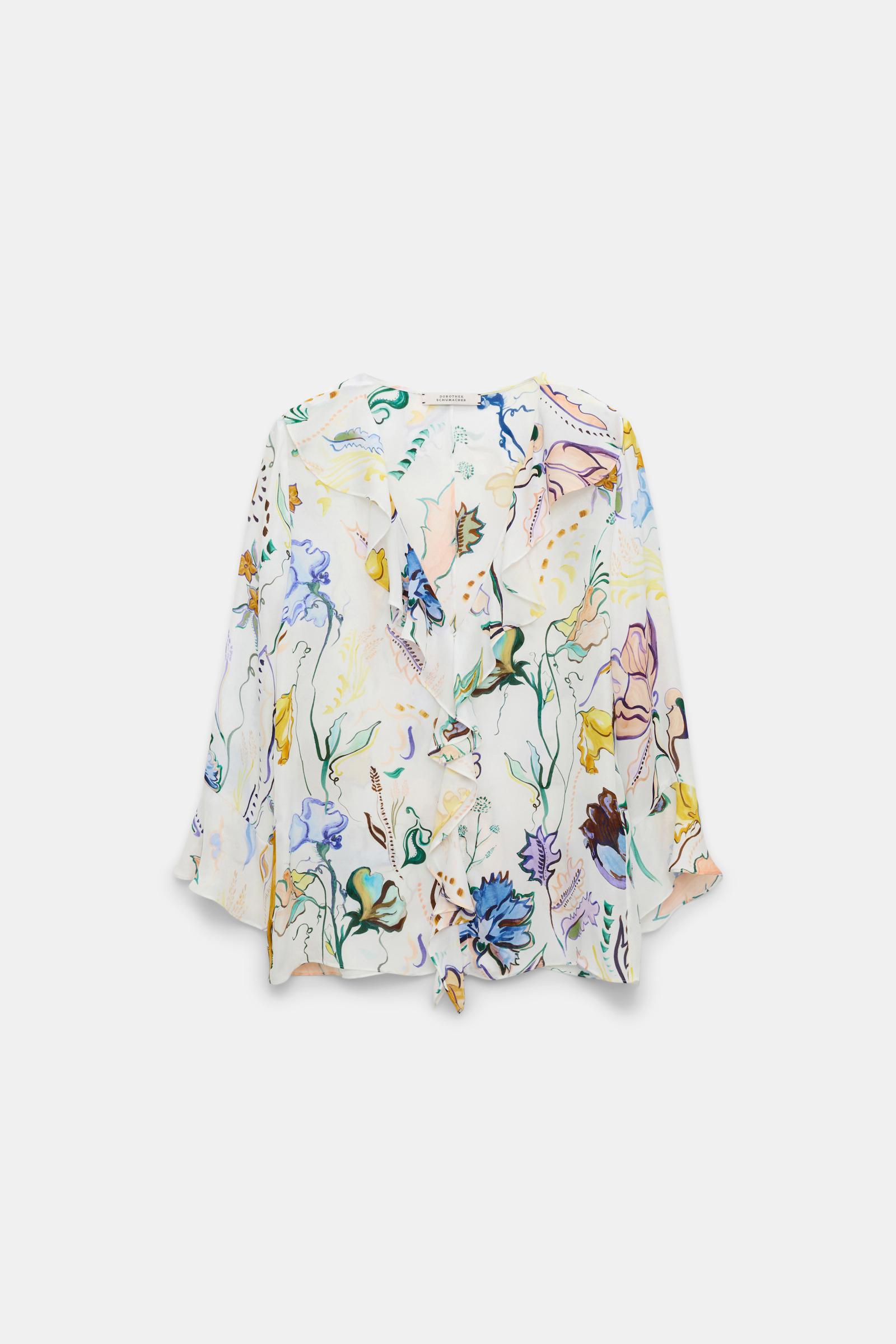Dorothee Schumacher Printed silk georgette blouse Wicked Flower Print