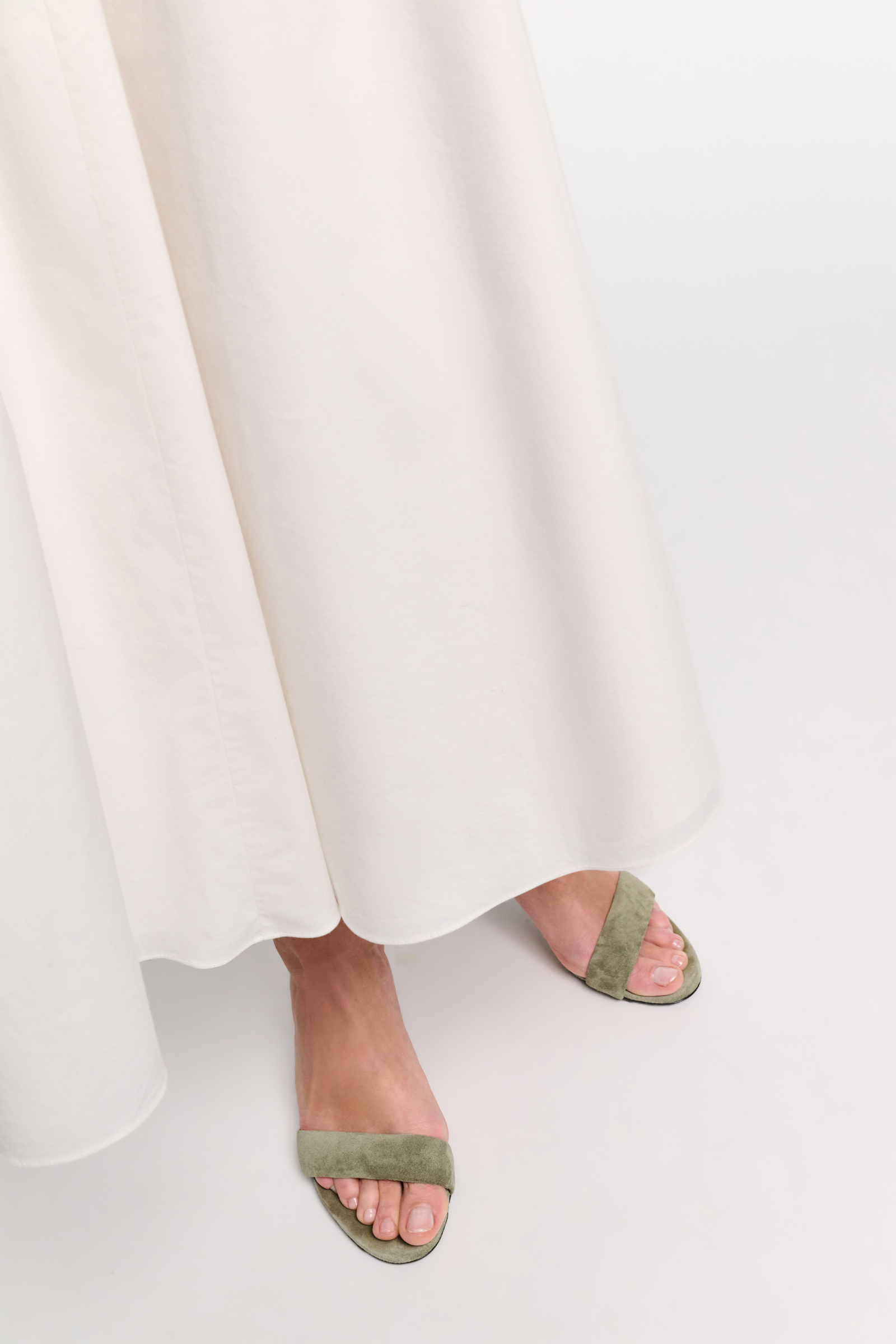 Dorothee Schumacher Offene Kitten-Heels soft green