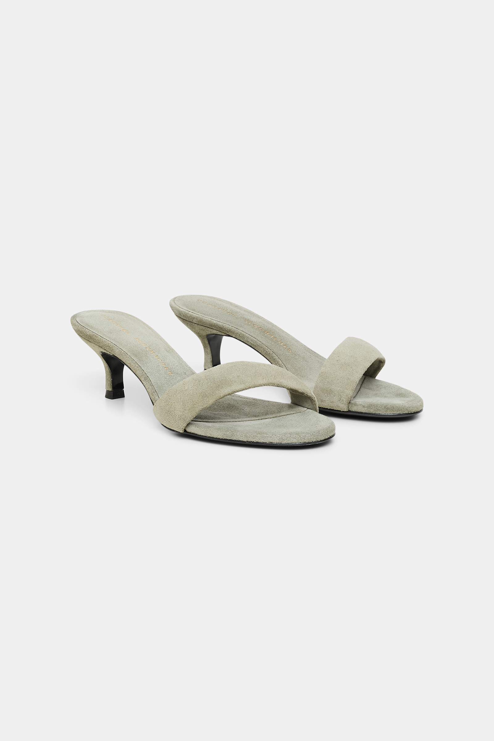 Dorothee Schumacher Offene Kitten-Heels soft green