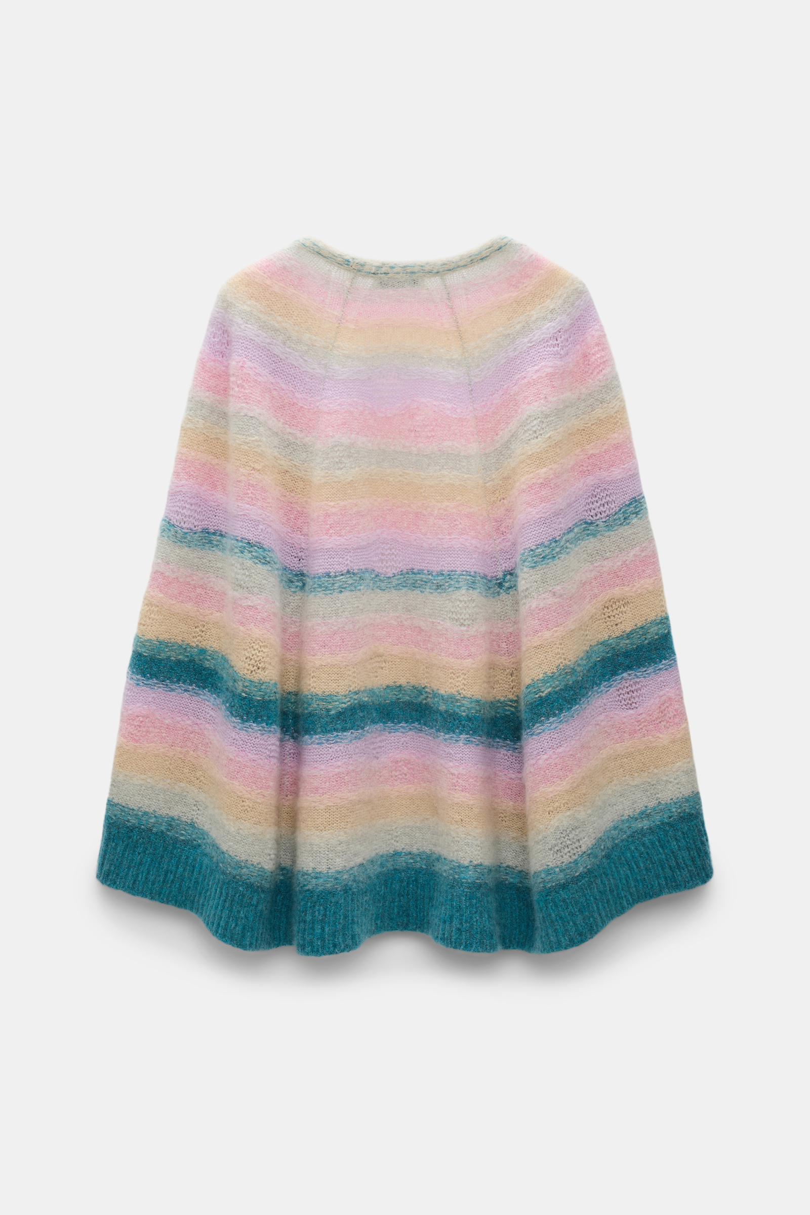 Dorothee Schumacher Besonders softer Cape-Cardigan aus Kaschmir candy stripe
