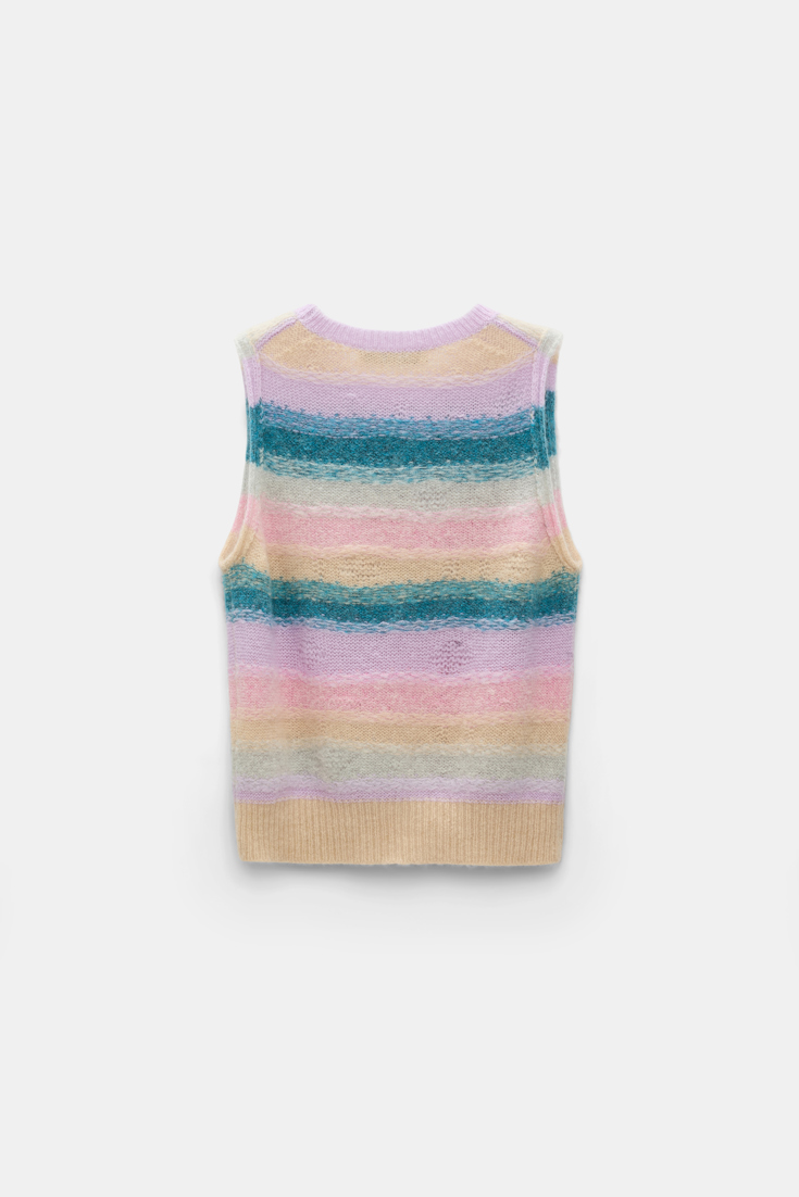Dorothee Schumacher Besonders softes Top aus Kaschmir candy stripe