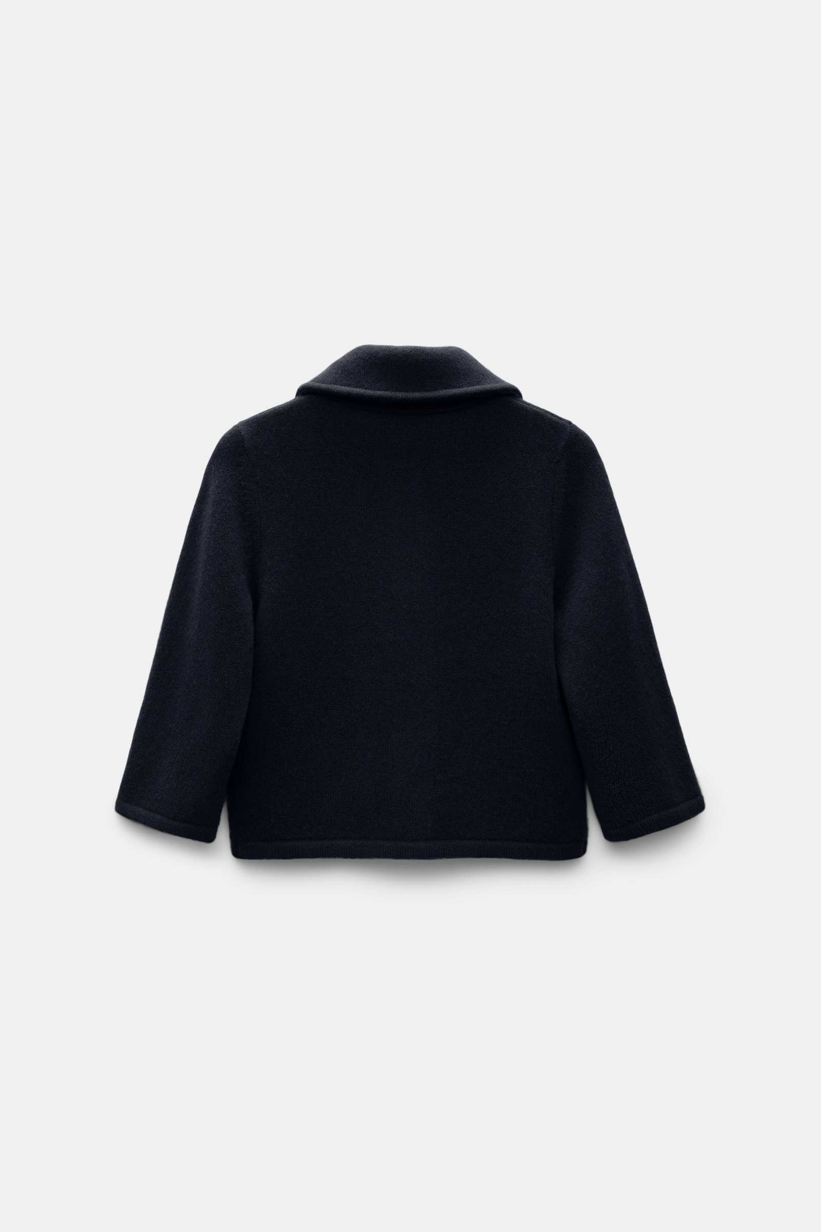 Dorothee Schumacher Verkürzter Cardigan aus Merino-Kaschmir Mix dark navy