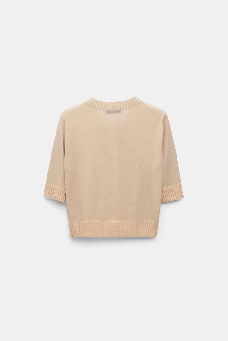 Dorothee Schumacher Woll-Kaschmir Pullover mit Volants trench