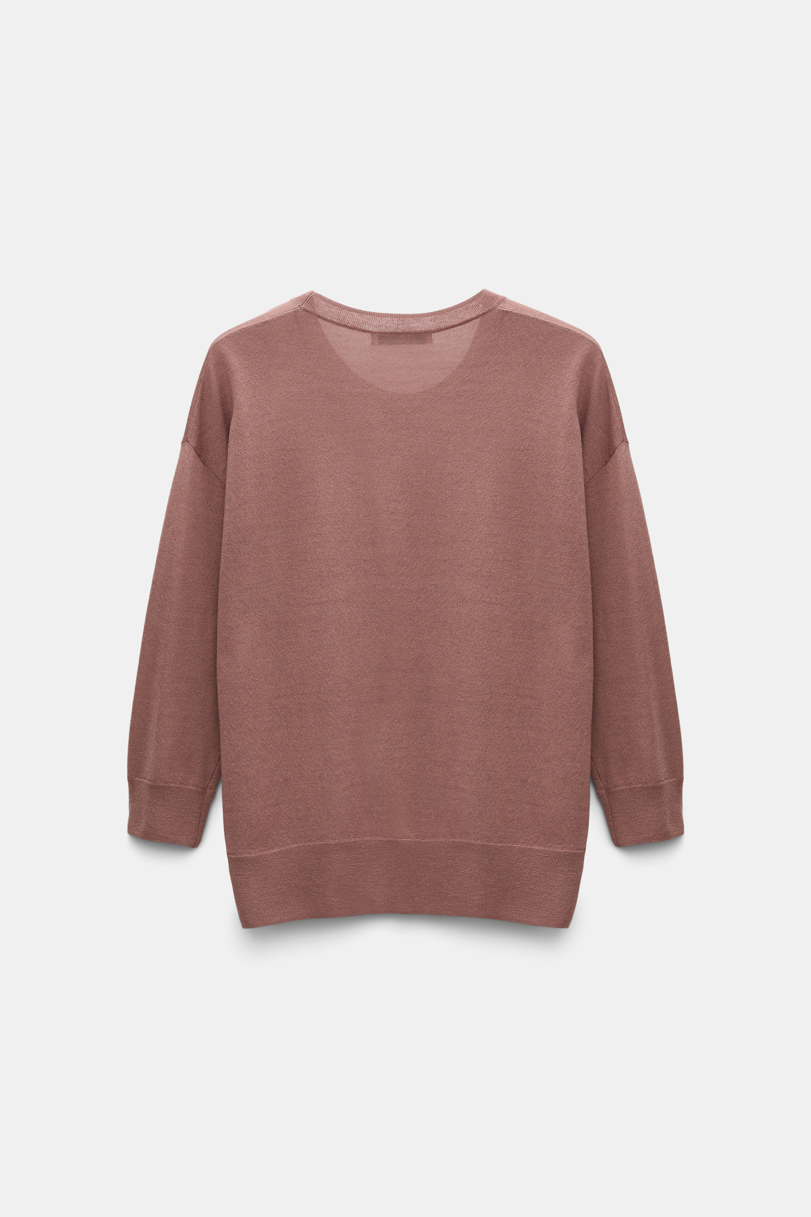 Dorothee Schumacher Rundhalspullover mit Embroidery burnt tan