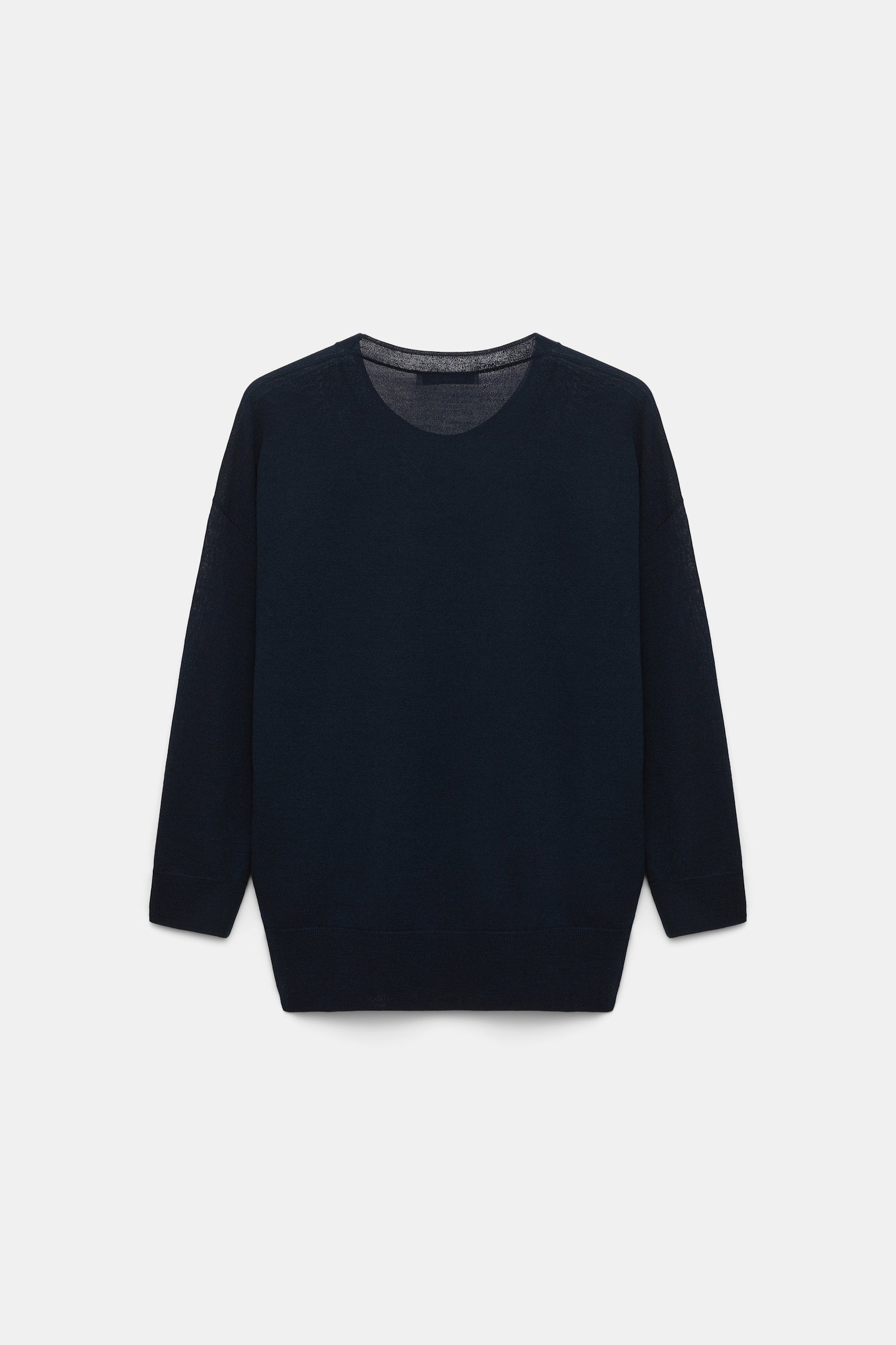 Dorothee Schumacher Rundhalspullover mit Embroidery dark navy