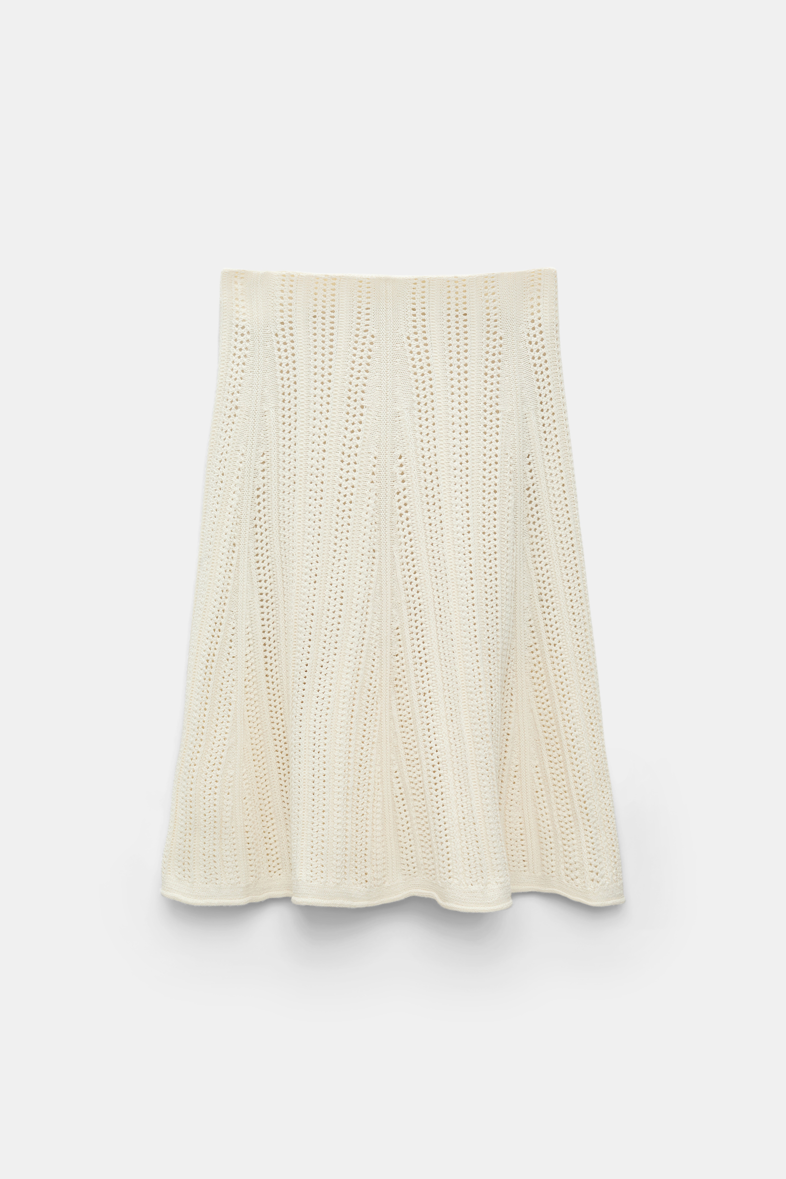 Dorothee Schumacher Rock mit grafischer Pointelle-Struktur creamwhite