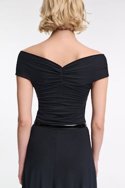 Dorothee Schumacher Kleid mit drapiertem Knotendetail dark navy