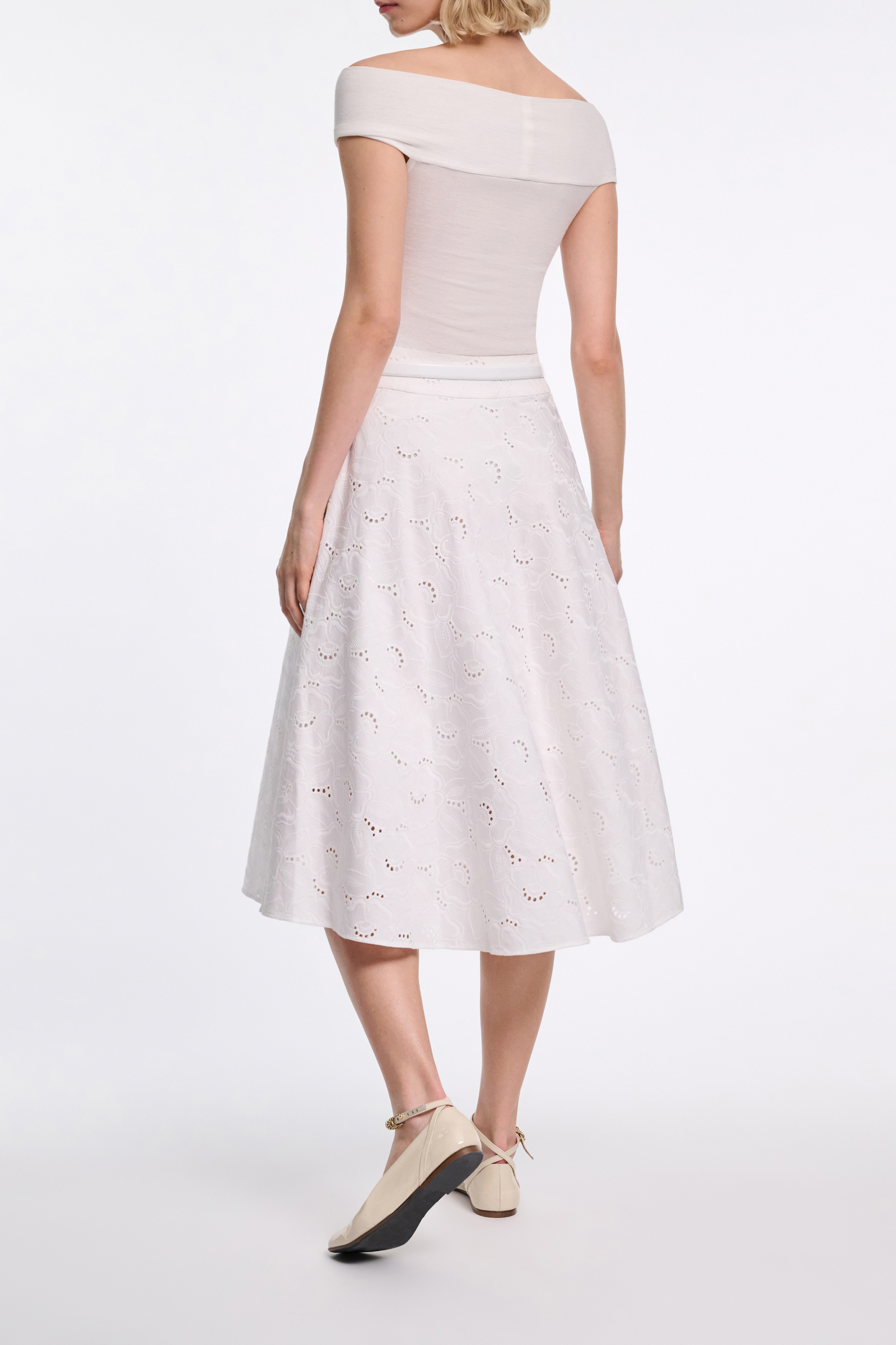 Dorothee Schumacher Drapiertes Top mit Knoten-Detail eggshell