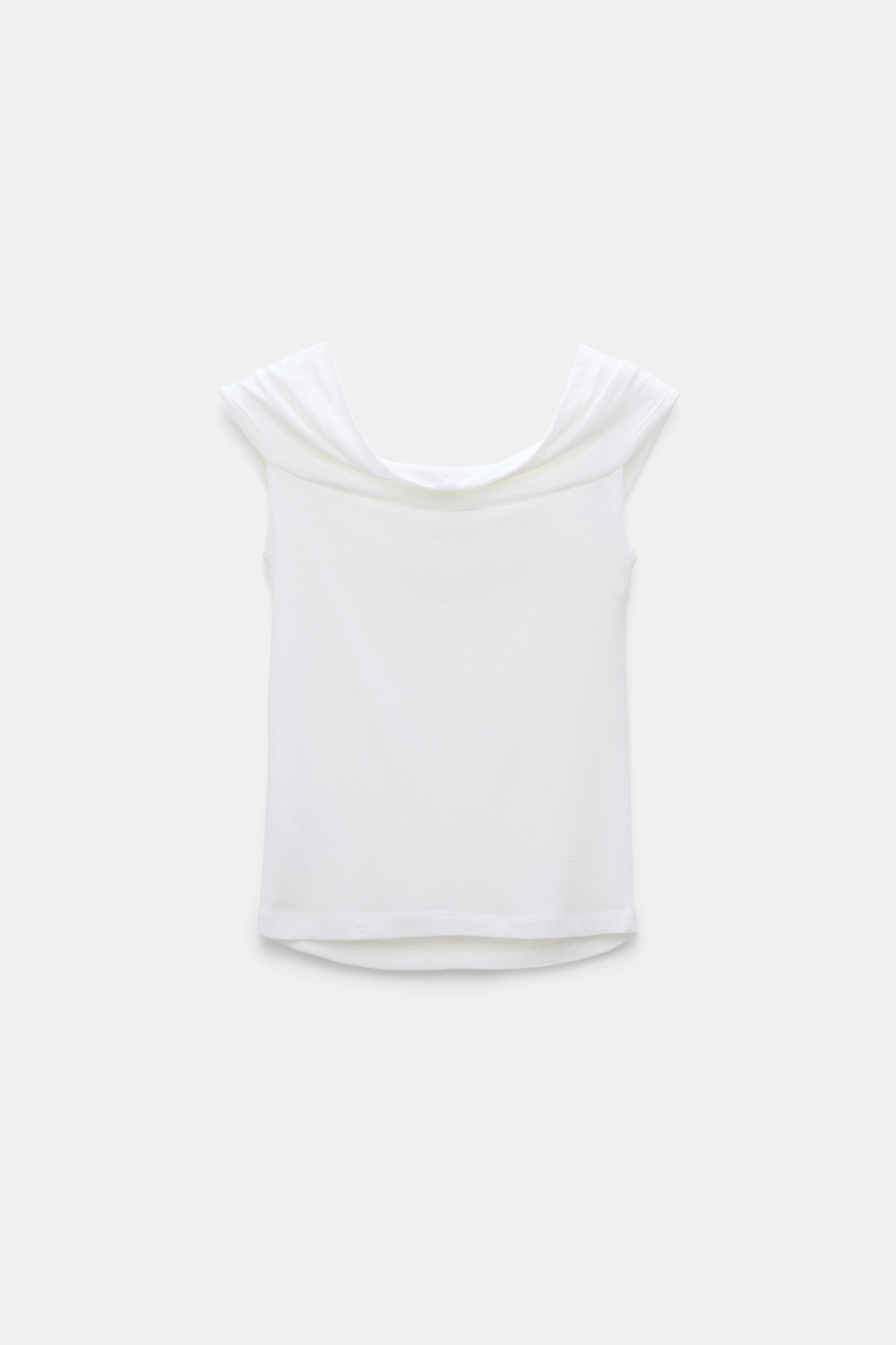 Dorothee Schumacher Drapiertes Top mit Knoten-Detail eggshell