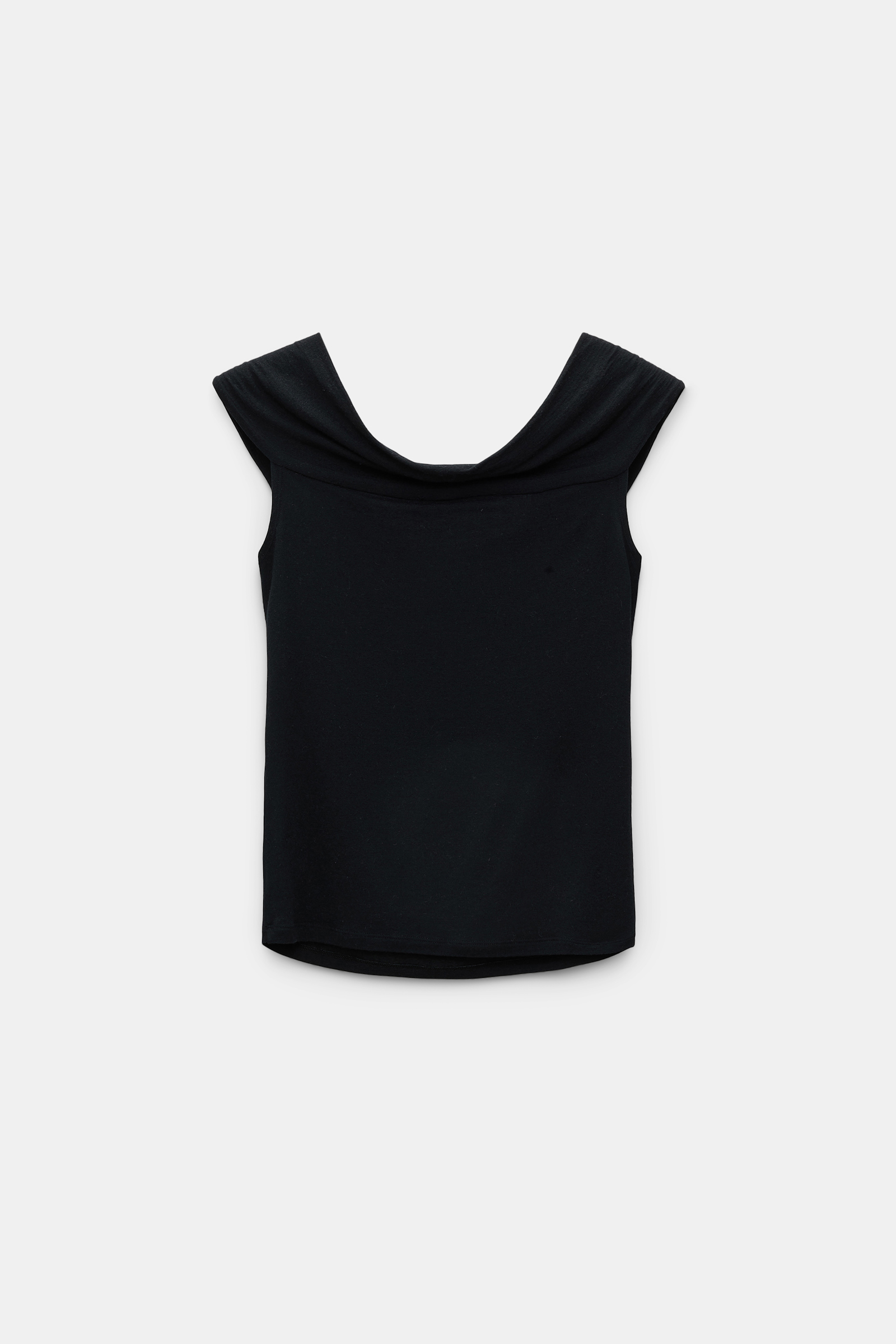 Dorothee Schumacher Top with draped knot detail pure black