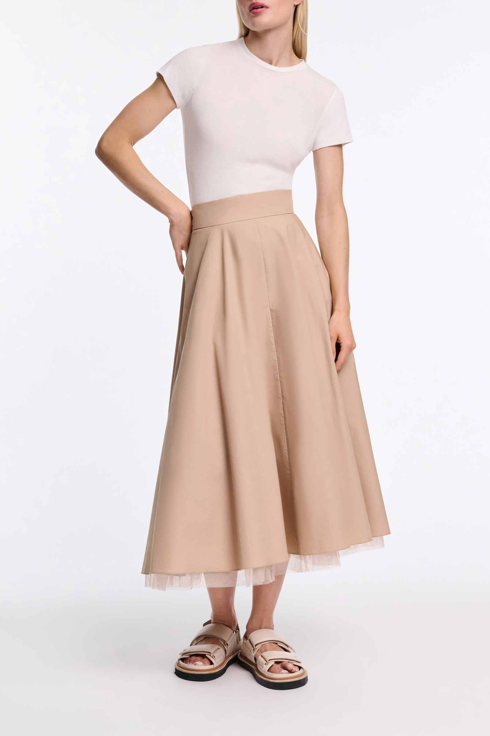 Dorothee Schumacher Extra softes Rundhalsshirt eggshell