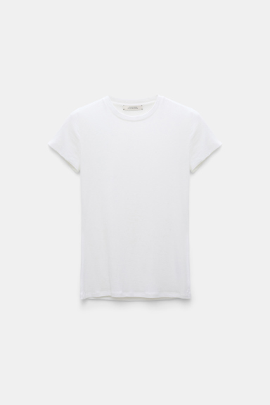 Dorothee Schumacher Extra softes Rundhalsshirt eggshell