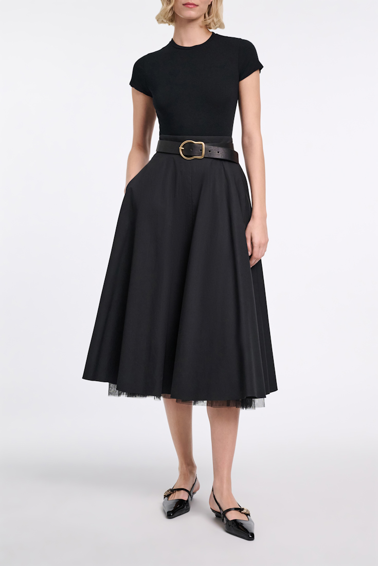 Dorothee Schumacher Extra softes Rundhalsshirt pure black