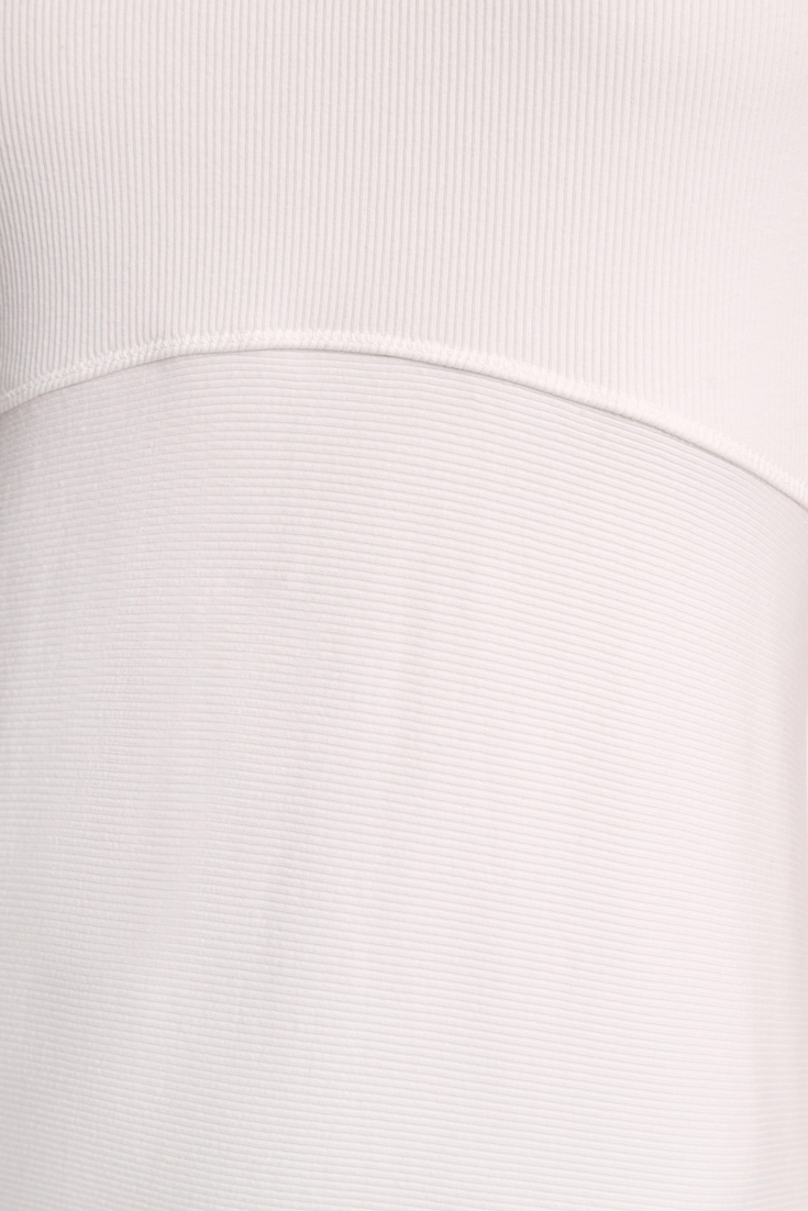 Dorothee Schumacher Maxikleid in Ripp-Optik pure white