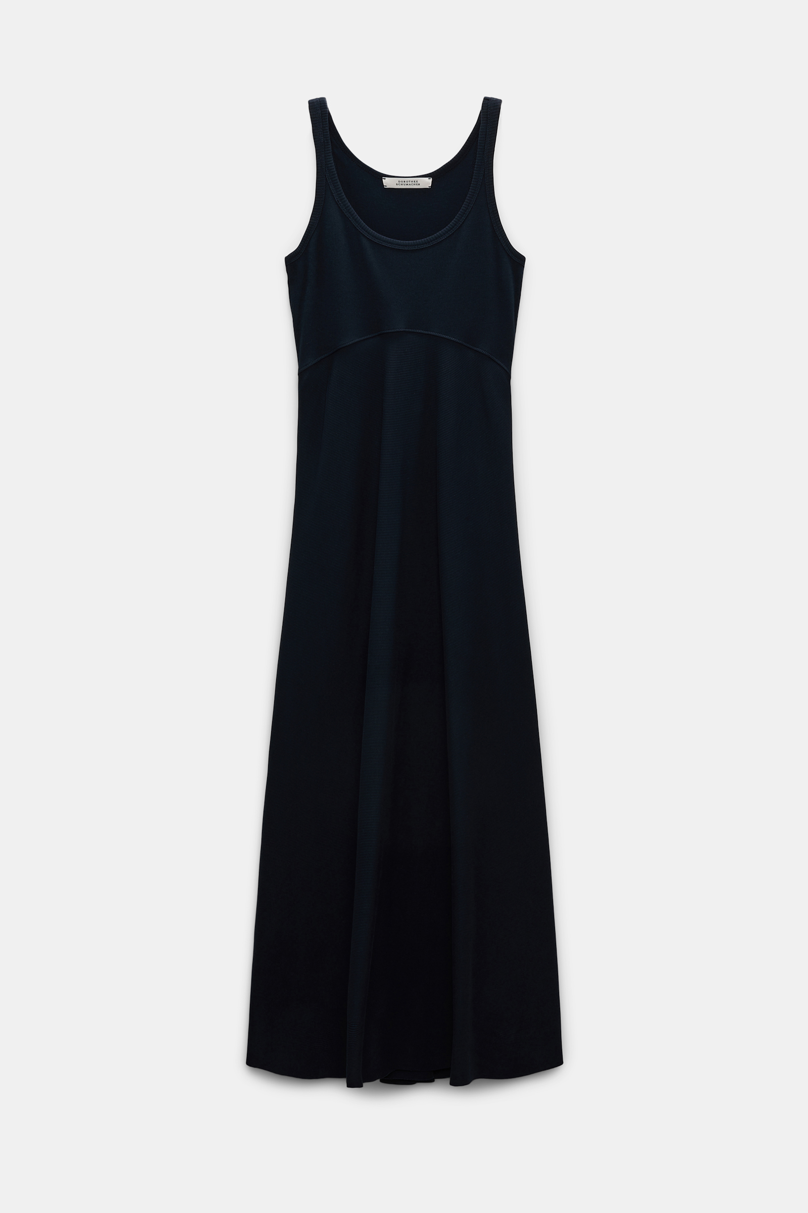 Dorothee Schumacher Fit and flare maxi dress dark navy